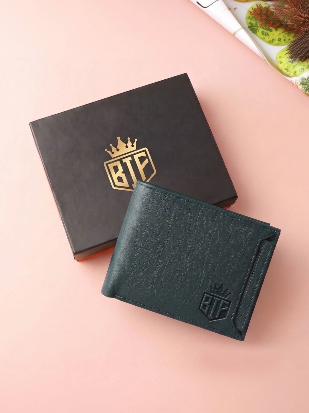 BIF Men Textured PU Two Fold Wallet-picture-39