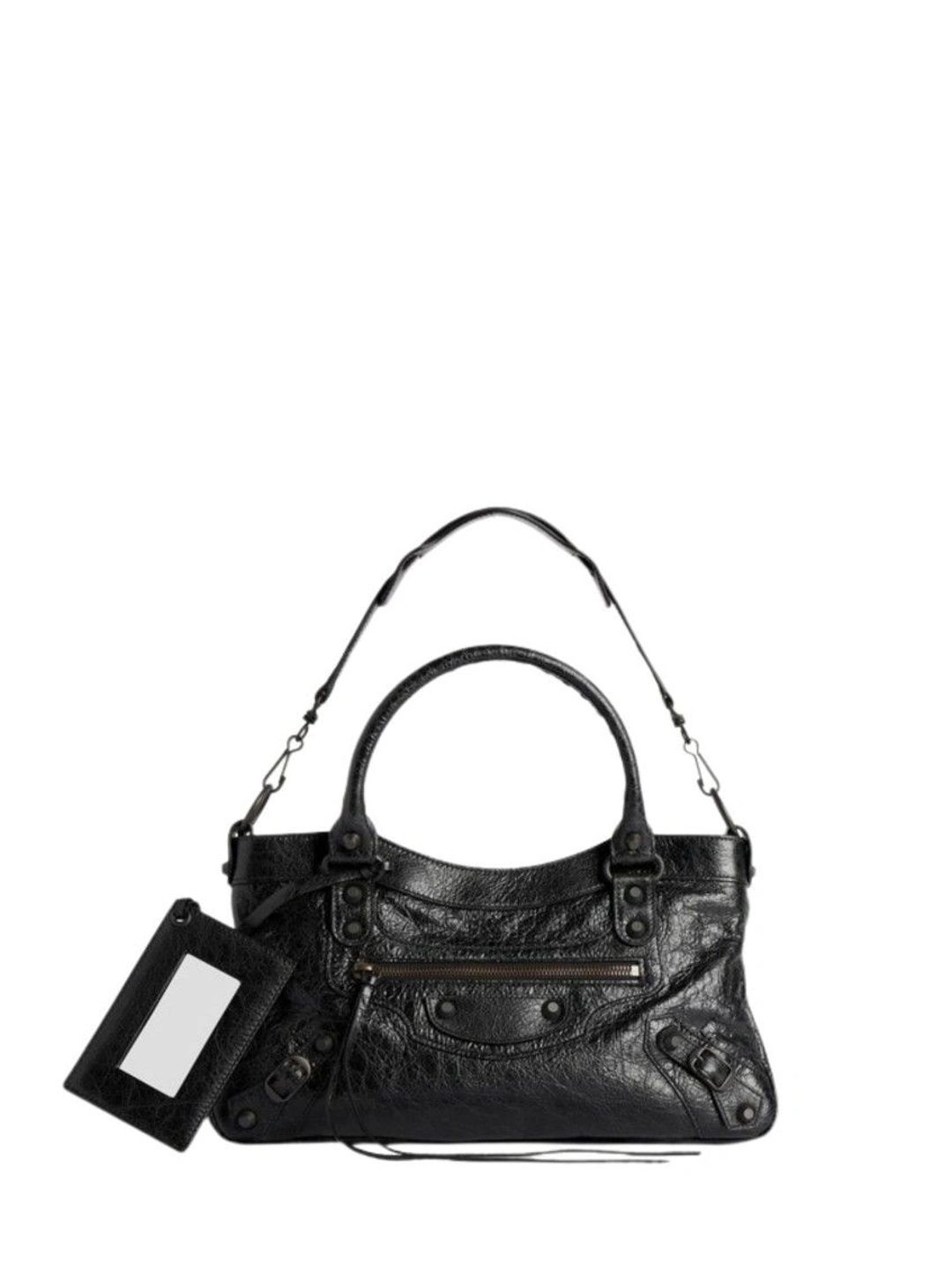 Balenciaga Textured Leather Structured Handheld Bag-picture-10