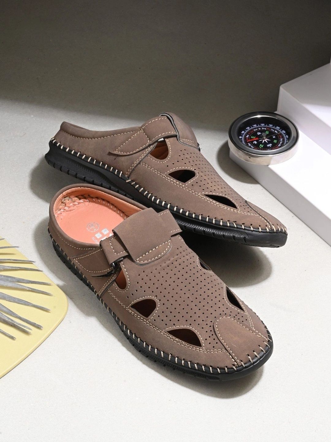 HERE&NOW Men Shoe-Style Sandals-picture-15