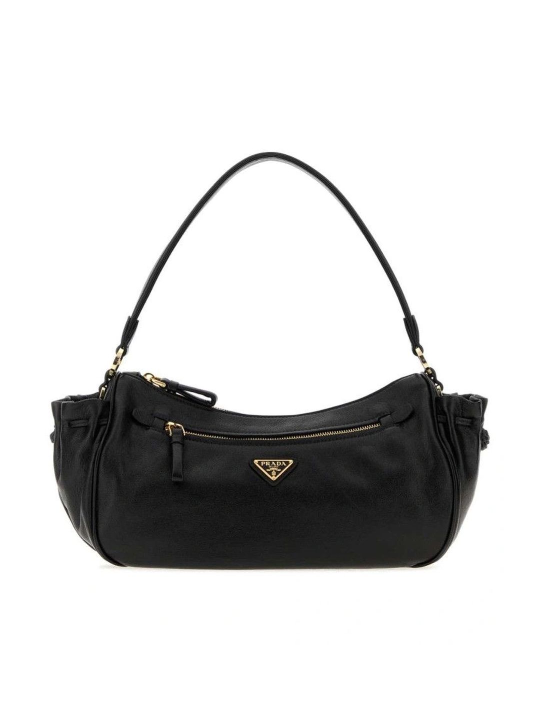 Prada Leather Half Moon Shoulder Bag-picture-24