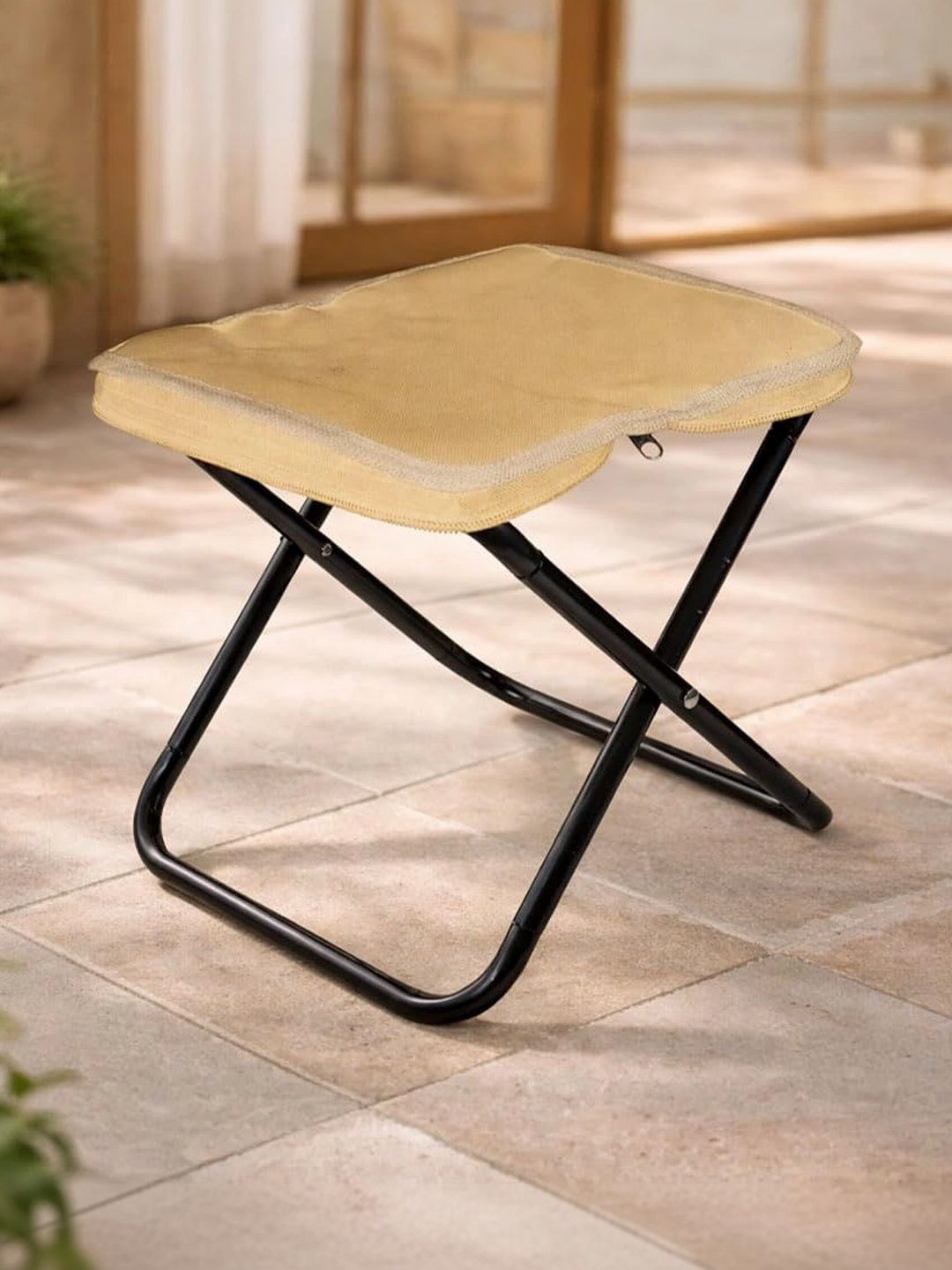 Rioware Cream-Coloured Textured Ceramic Step Stool-picture-4