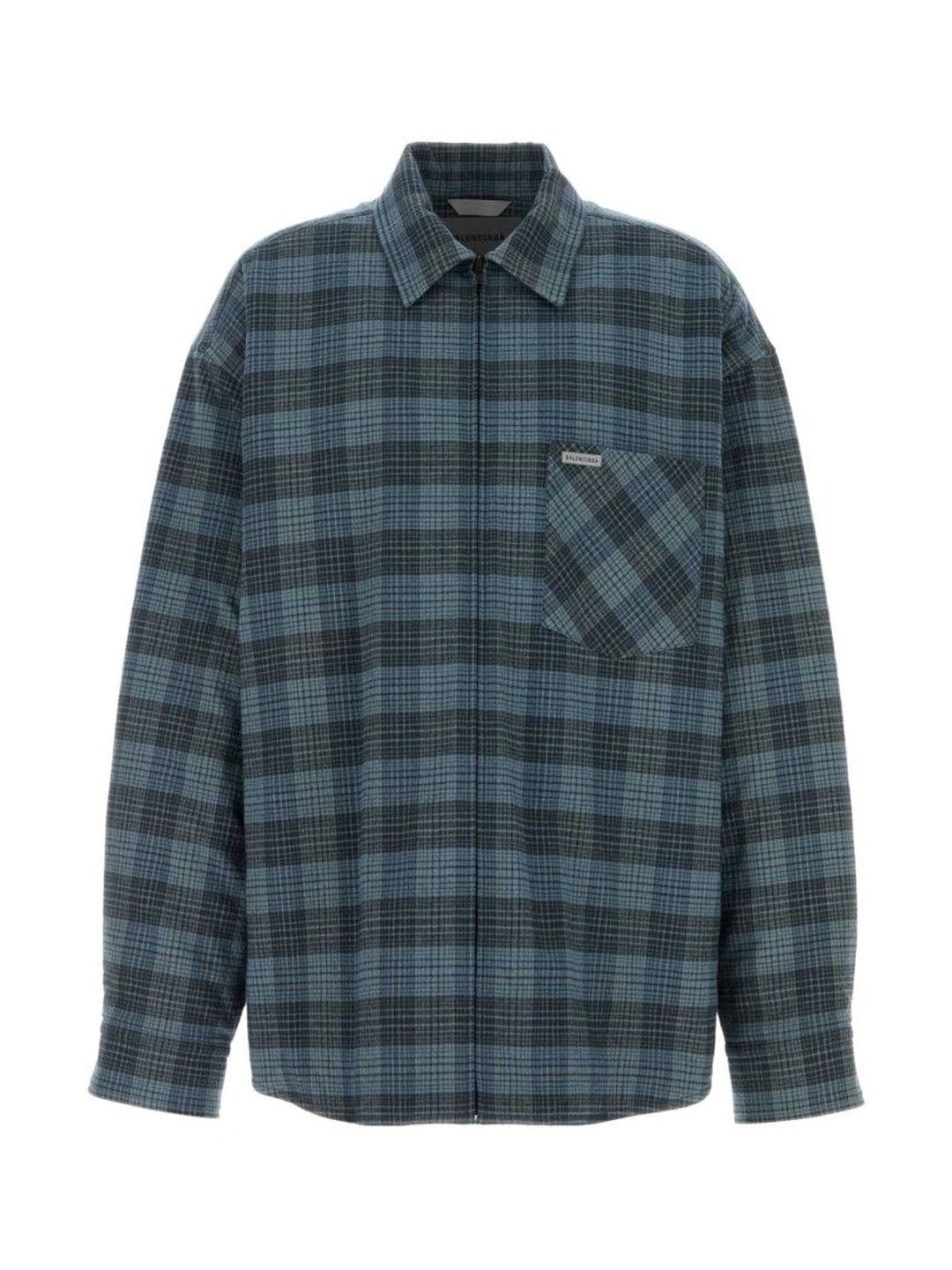 Balenciaga Men Checked Casual Shirt-image-39