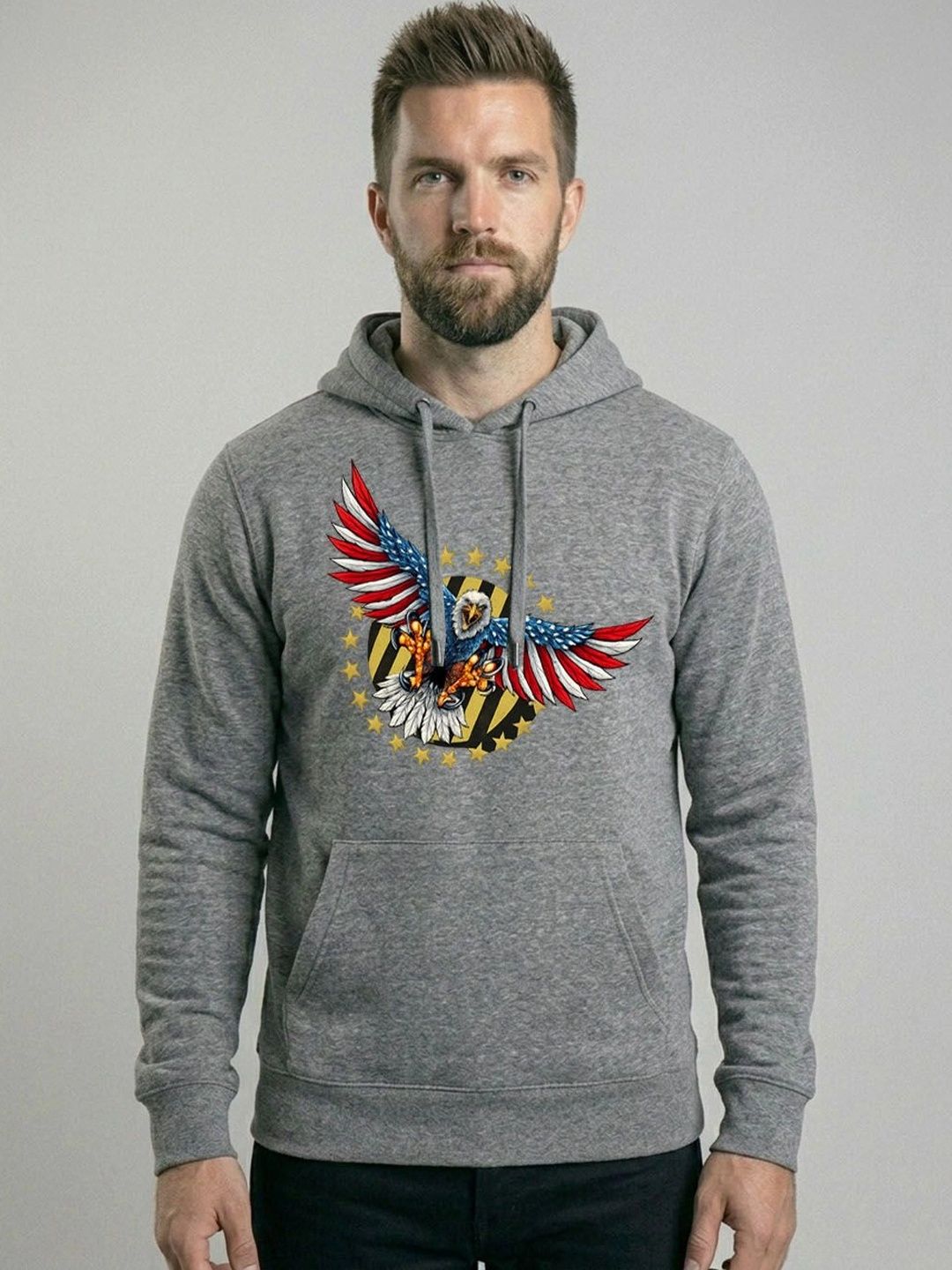 Moda Rapido Men Printed Hooded Sweatshirt-picture-34