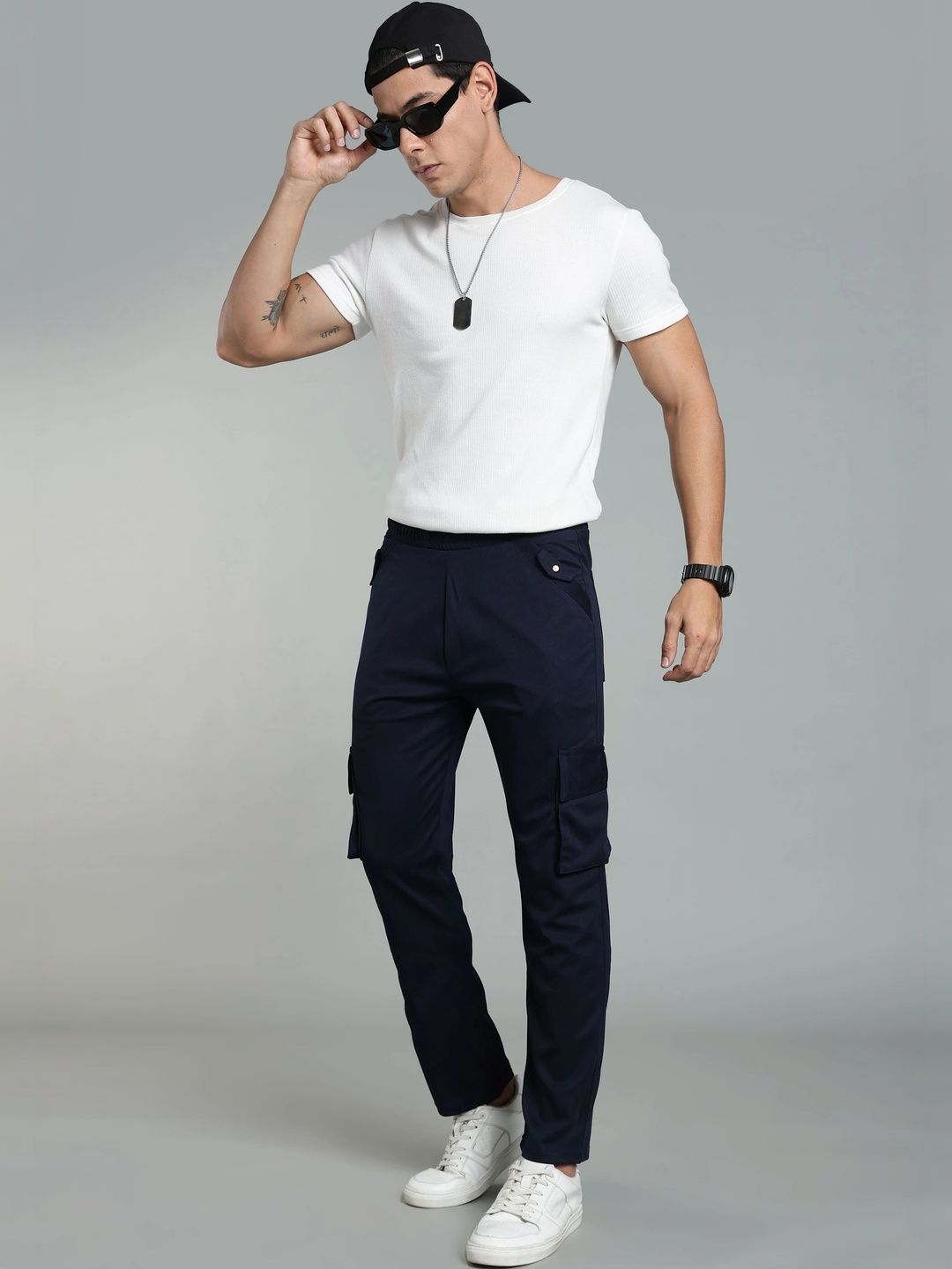 SWADESI STUFF Men Smart Trousers-picture-33