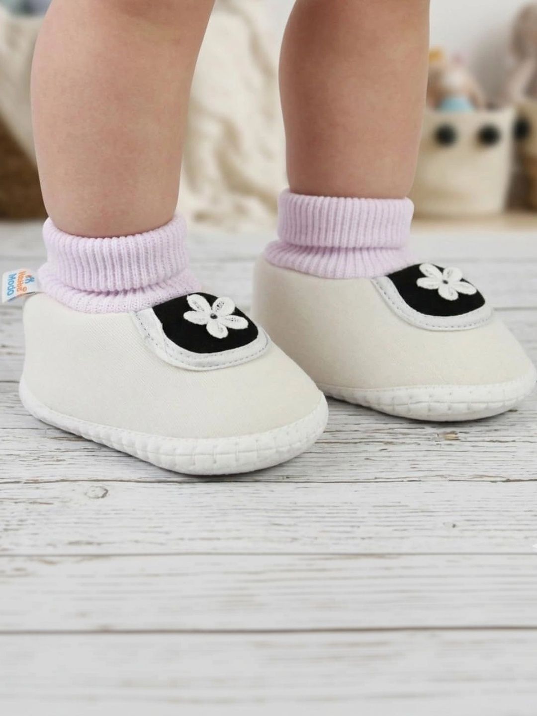 NESKA MODA Unisex Kids Cotton Booties-picture-15