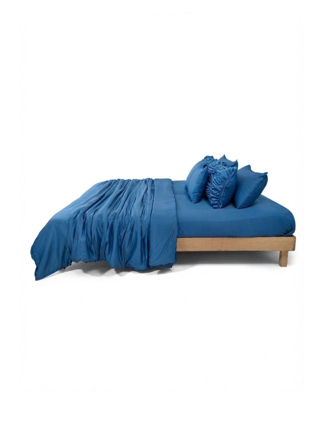 Zarf Blue & Navy Blue Microfiber AC Room 400 GSM Quilt-image-32