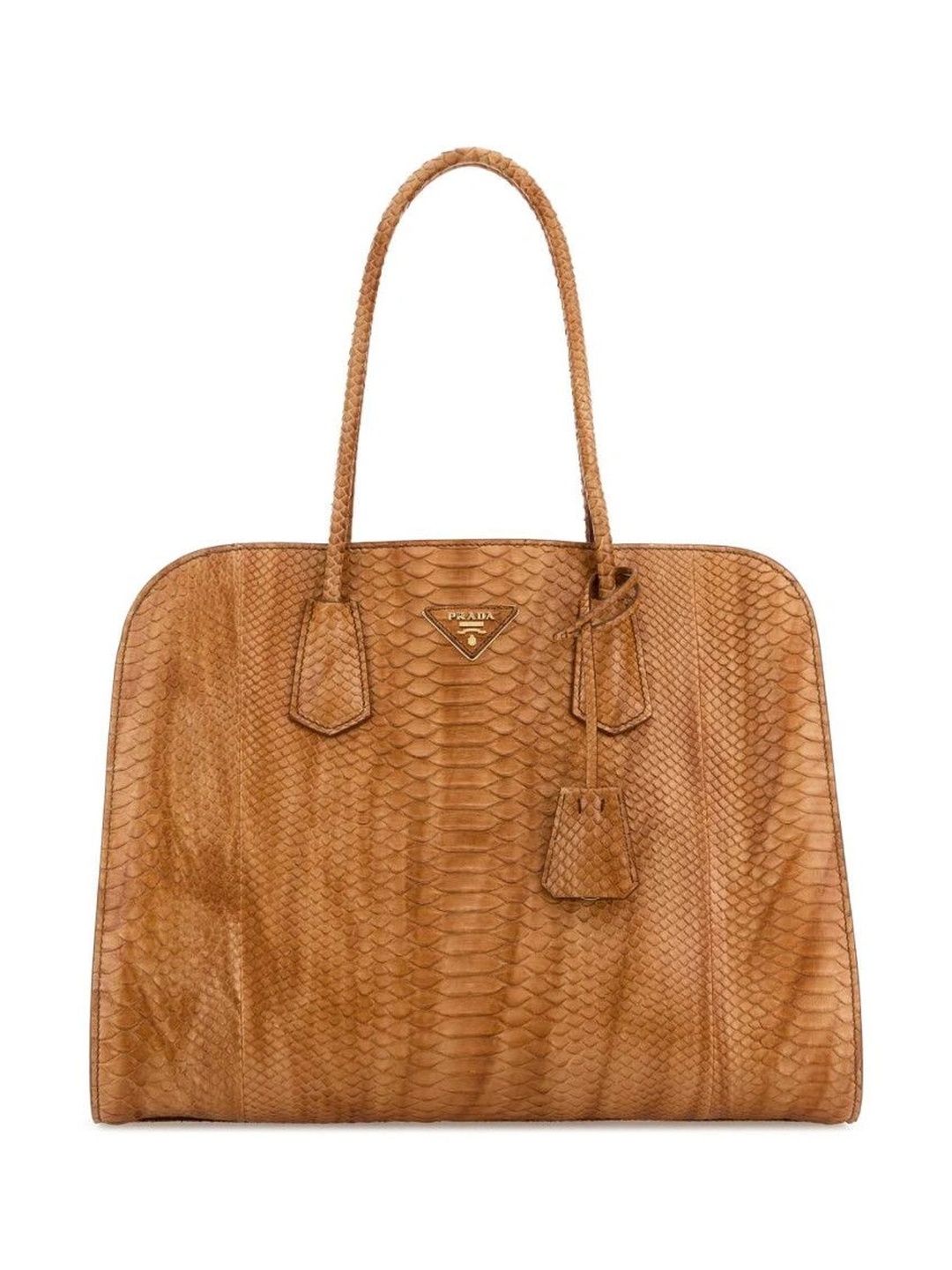 Prada Orange Logo Large Shoulder Bag-picture-28