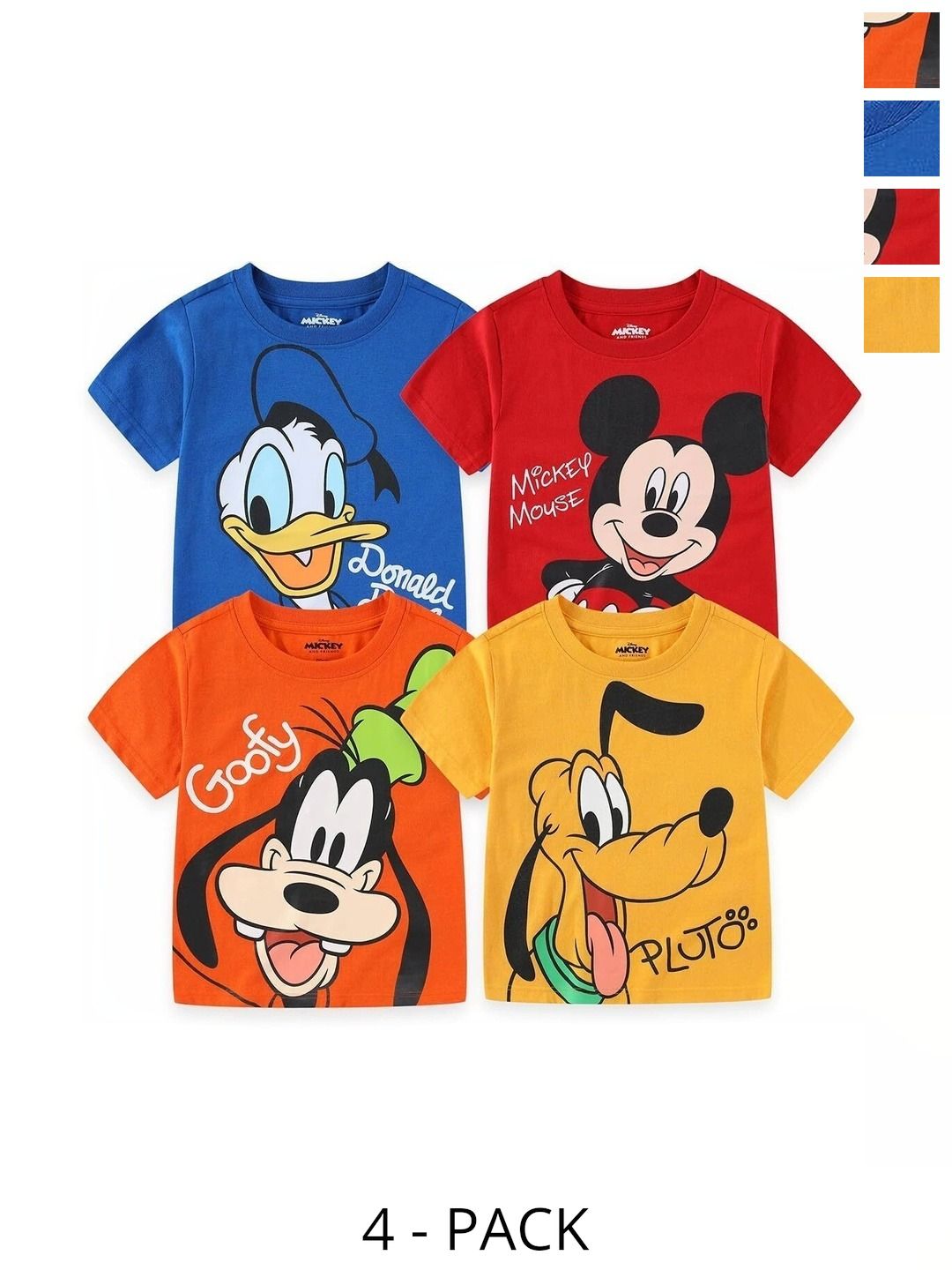 YK Disney Kids 4 Mickey Mouse Printed T-shirt-image-23