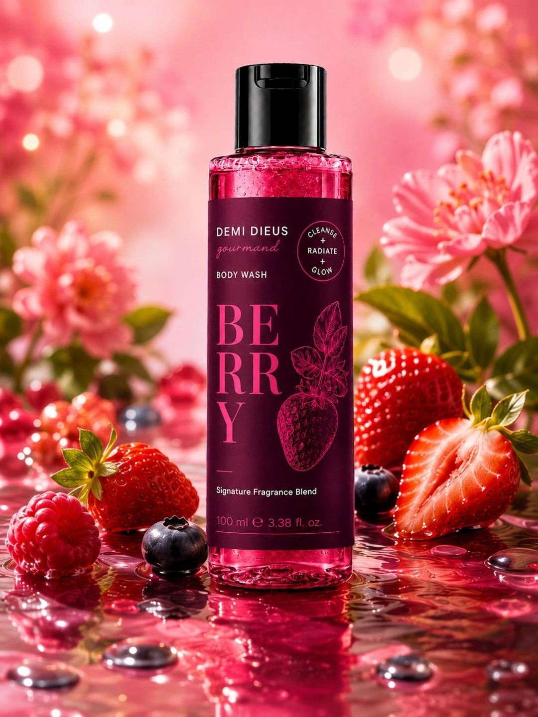 DEMI DIEUS Hydrating Berry Body Wash - 100 ml-picture-4