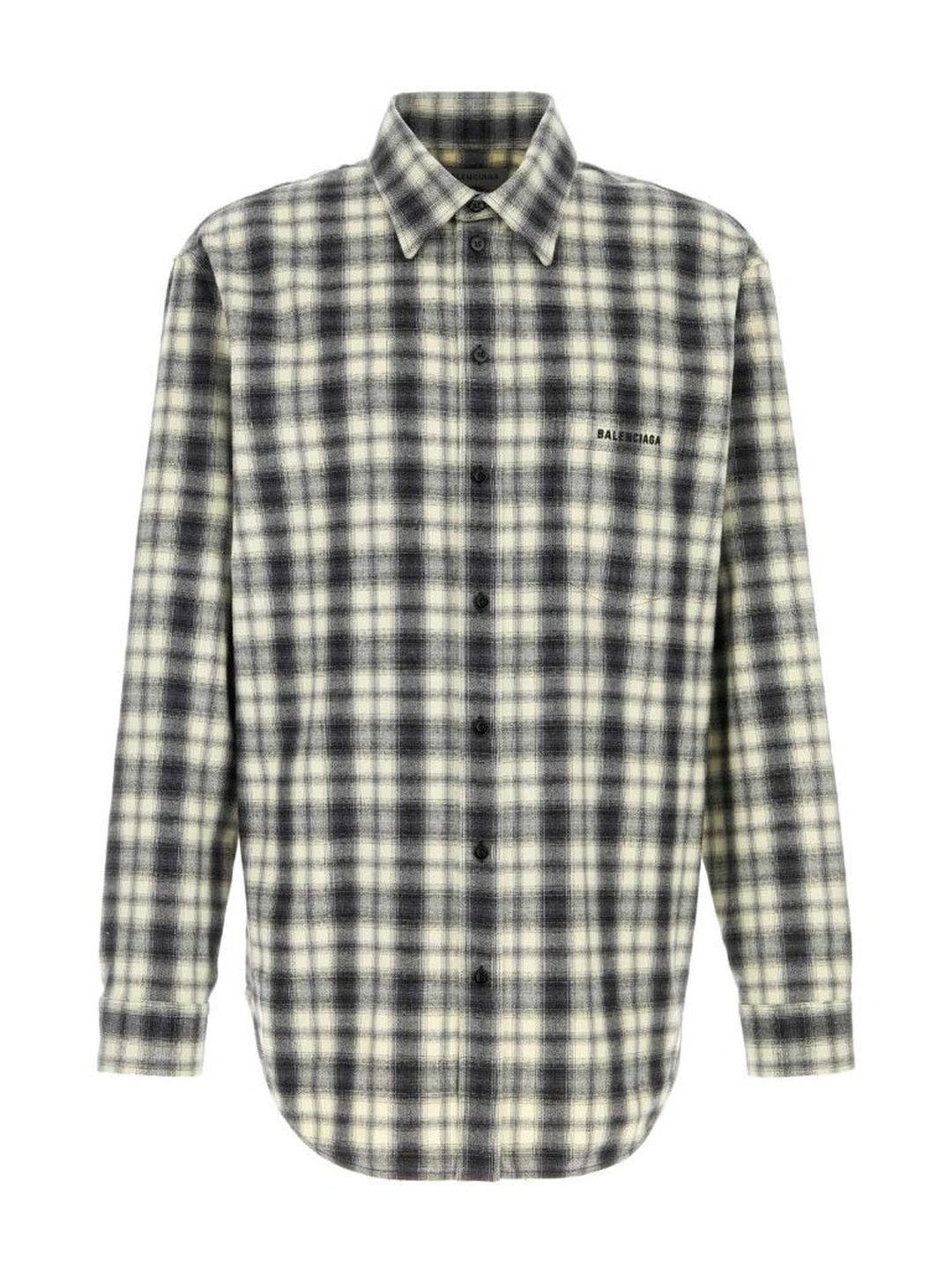 Balenciaga Men Checked Casual Shirt-image-28