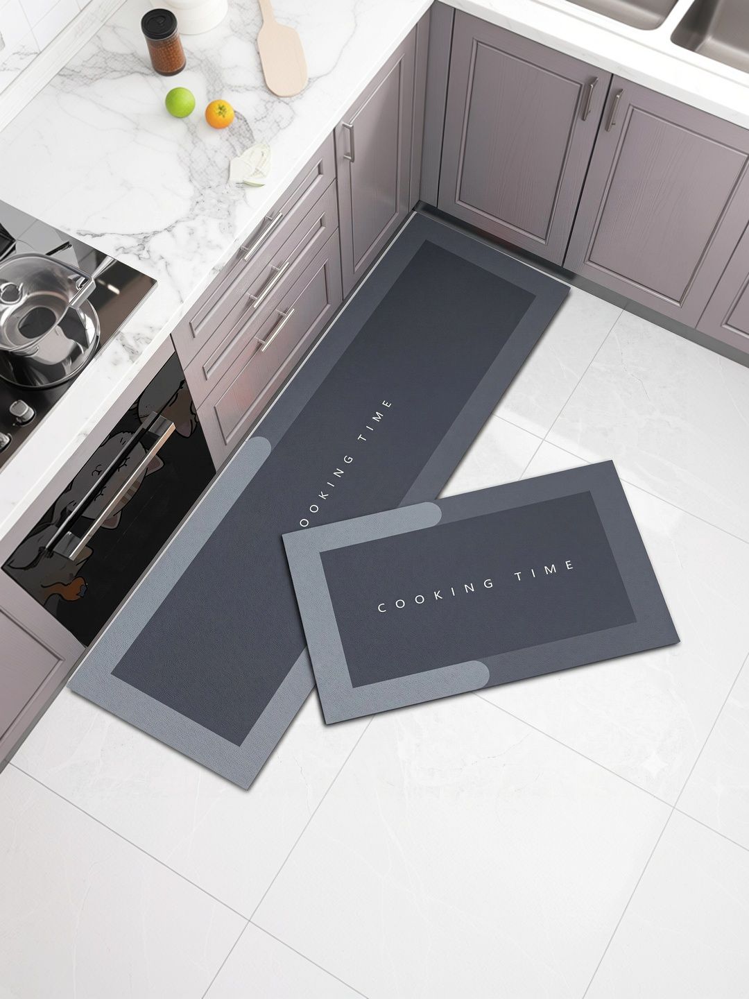 GOLDENEYEHOUSE Grey 2-Pcs ,Anti Skid Mat-picture-41