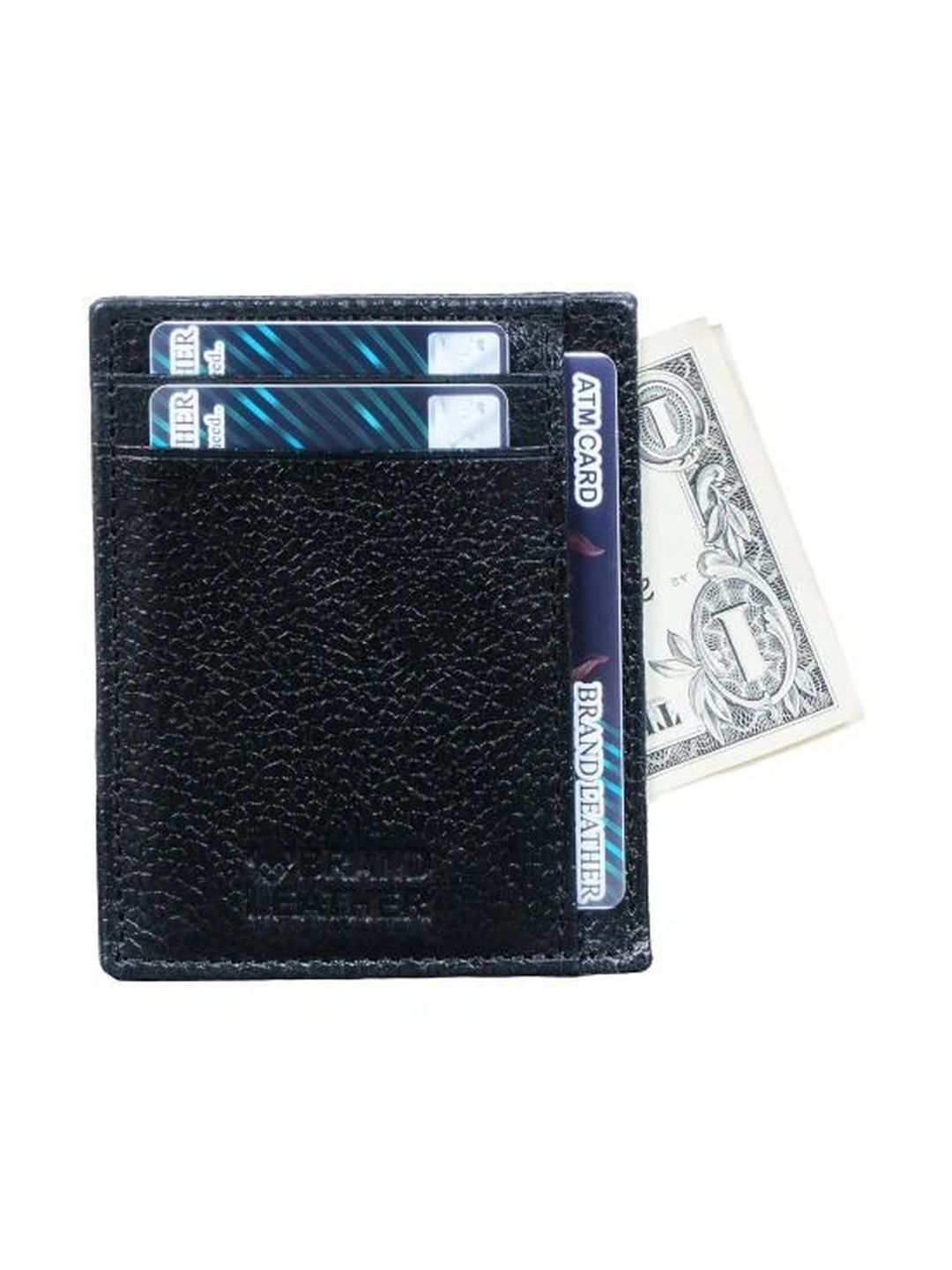 BRAND LEATHER Men Textured Leather Card Holder-picture-42