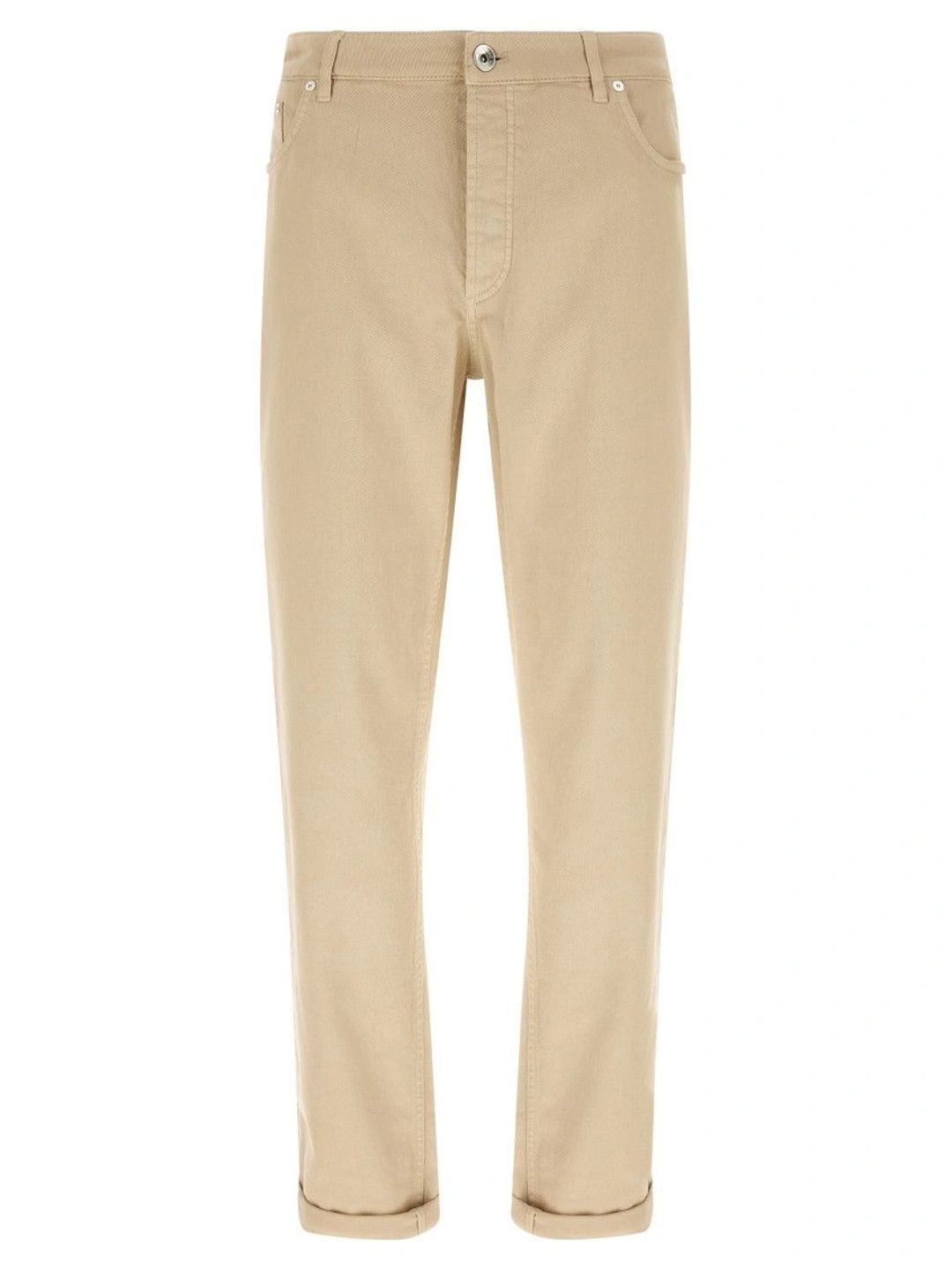 Brunello Cucinelli Men Tapered Fit Mid-Rise Jeans-picture-10