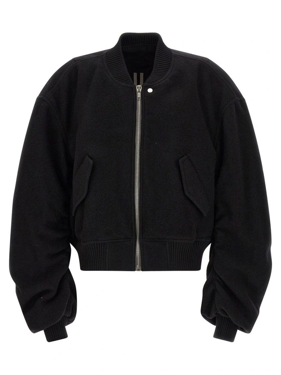 Rick Owens Men Woollen Crop Bomber Jacket-picture-32