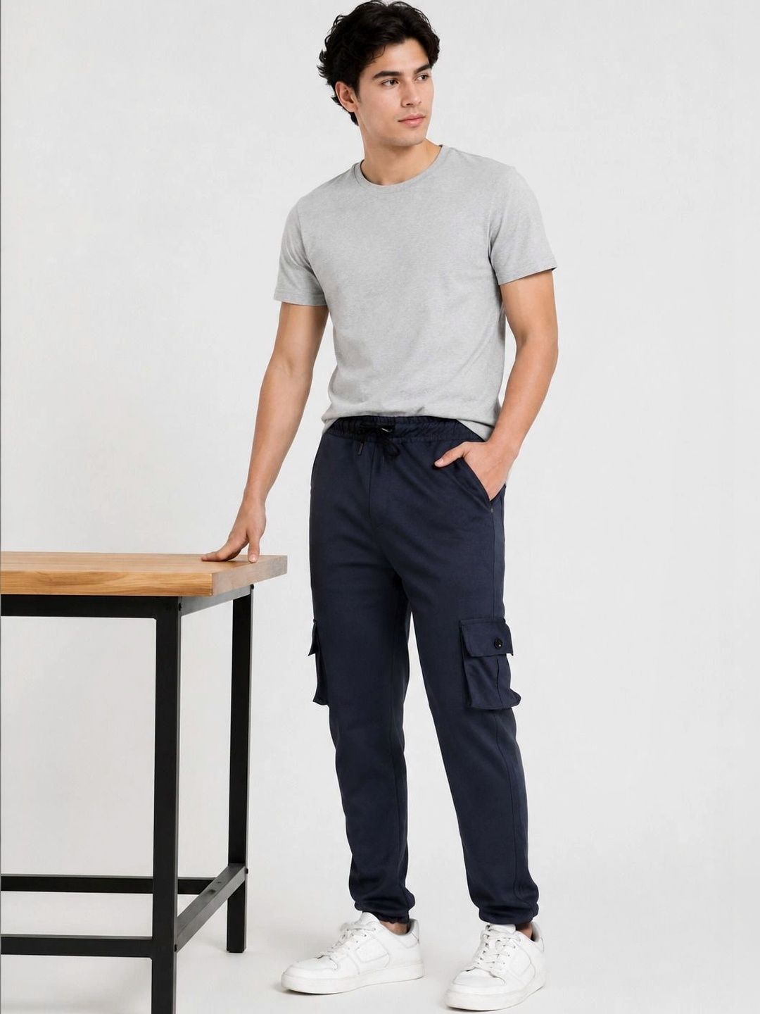 SWADESI STUFF Men Smart Trousers-picture-28