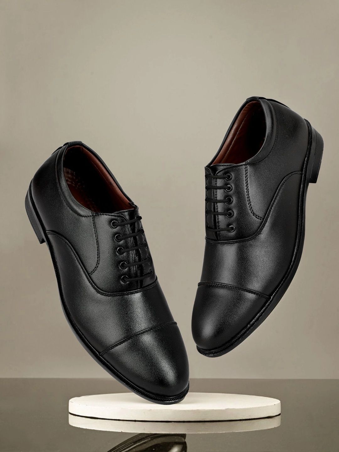 NARKI Men Round Toe Lace-Ups Oxfords Formal Shoes-image-28