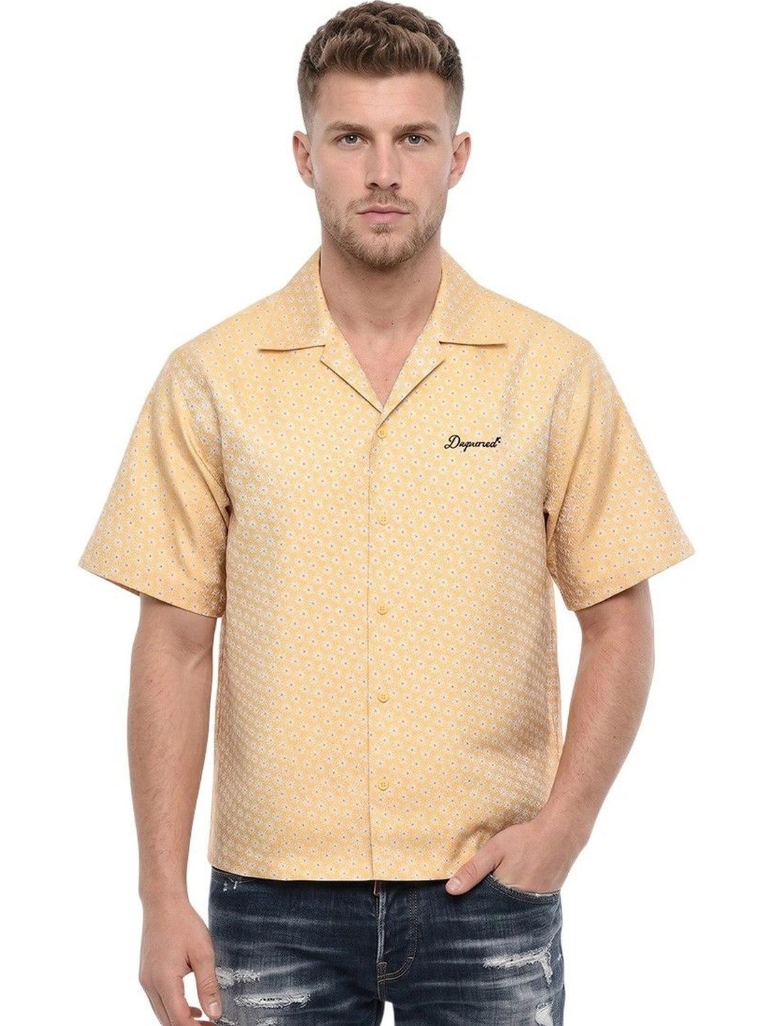Dsquared2 Men Printed Casual Shirt-picture-58