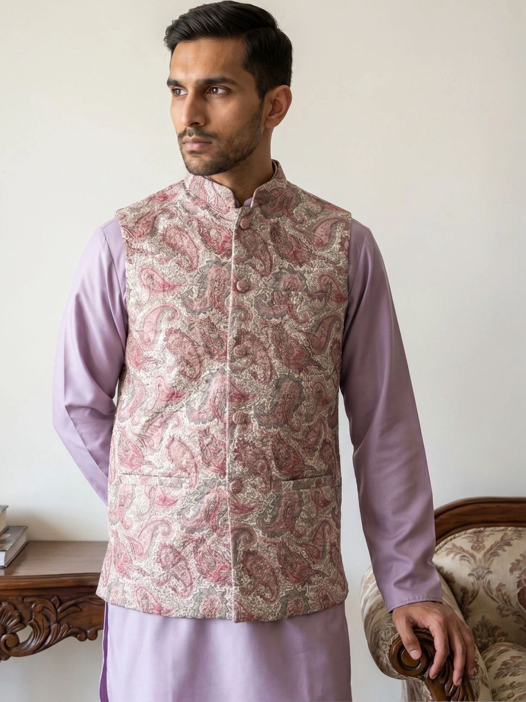 Jompers Embroidered Nehru Jackets-picture-17