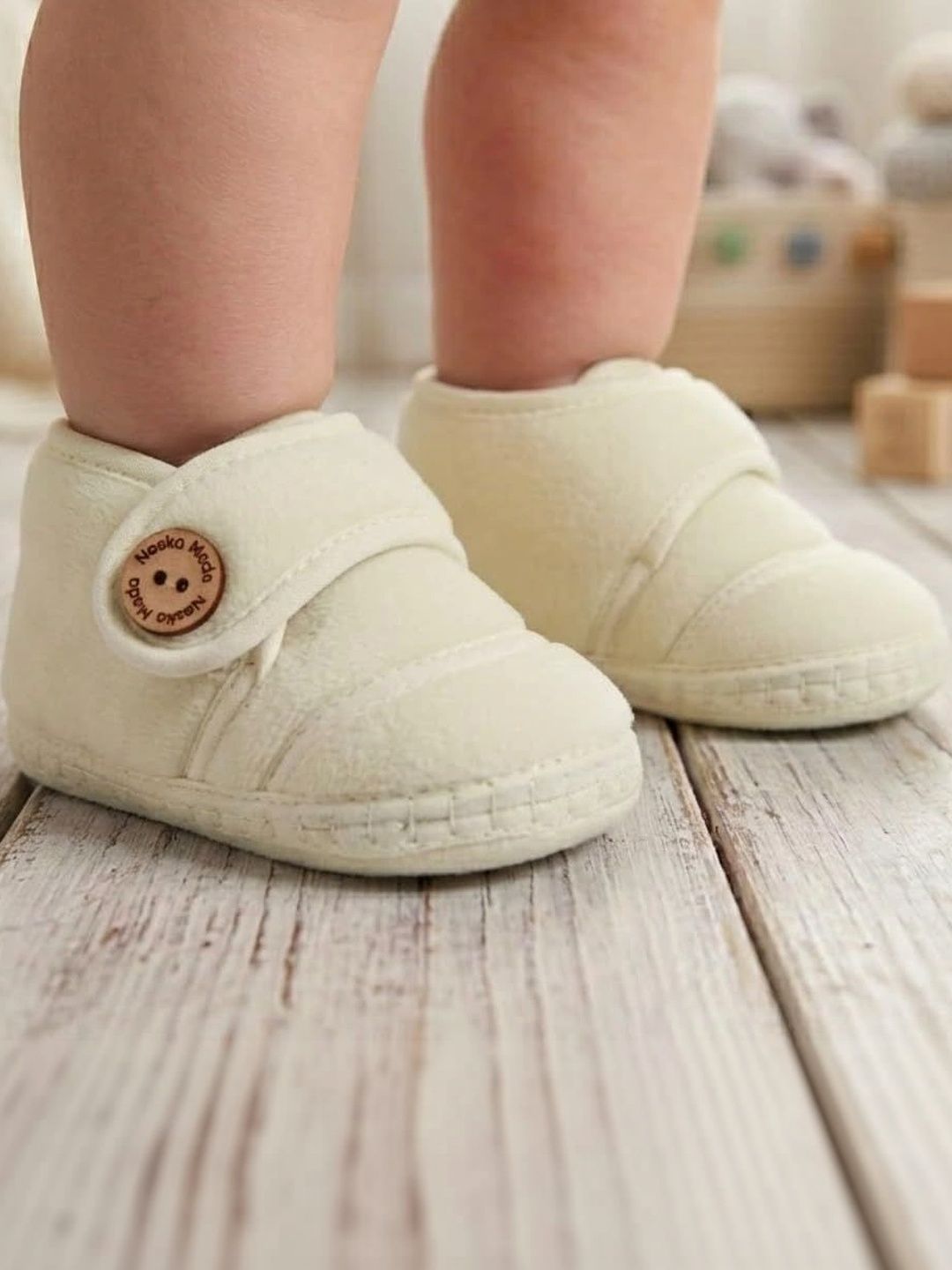 NESKA MODA Unisex Kids Cotton Booties-picture-49