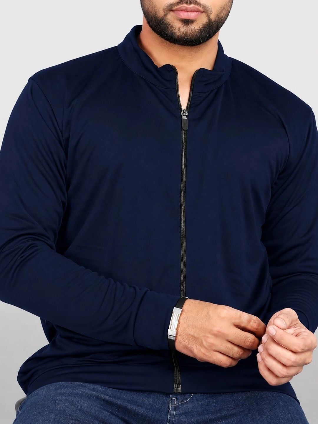 Veehaus Men Lightweight Running Open Front Jacket-picture-47