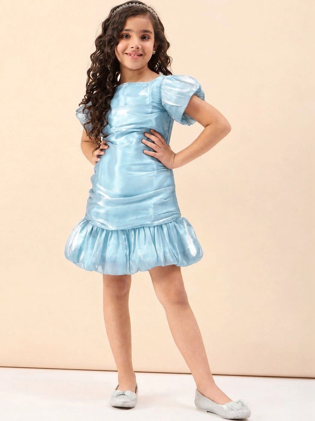 StyloBug Puff Sleeve Dress-image-11
