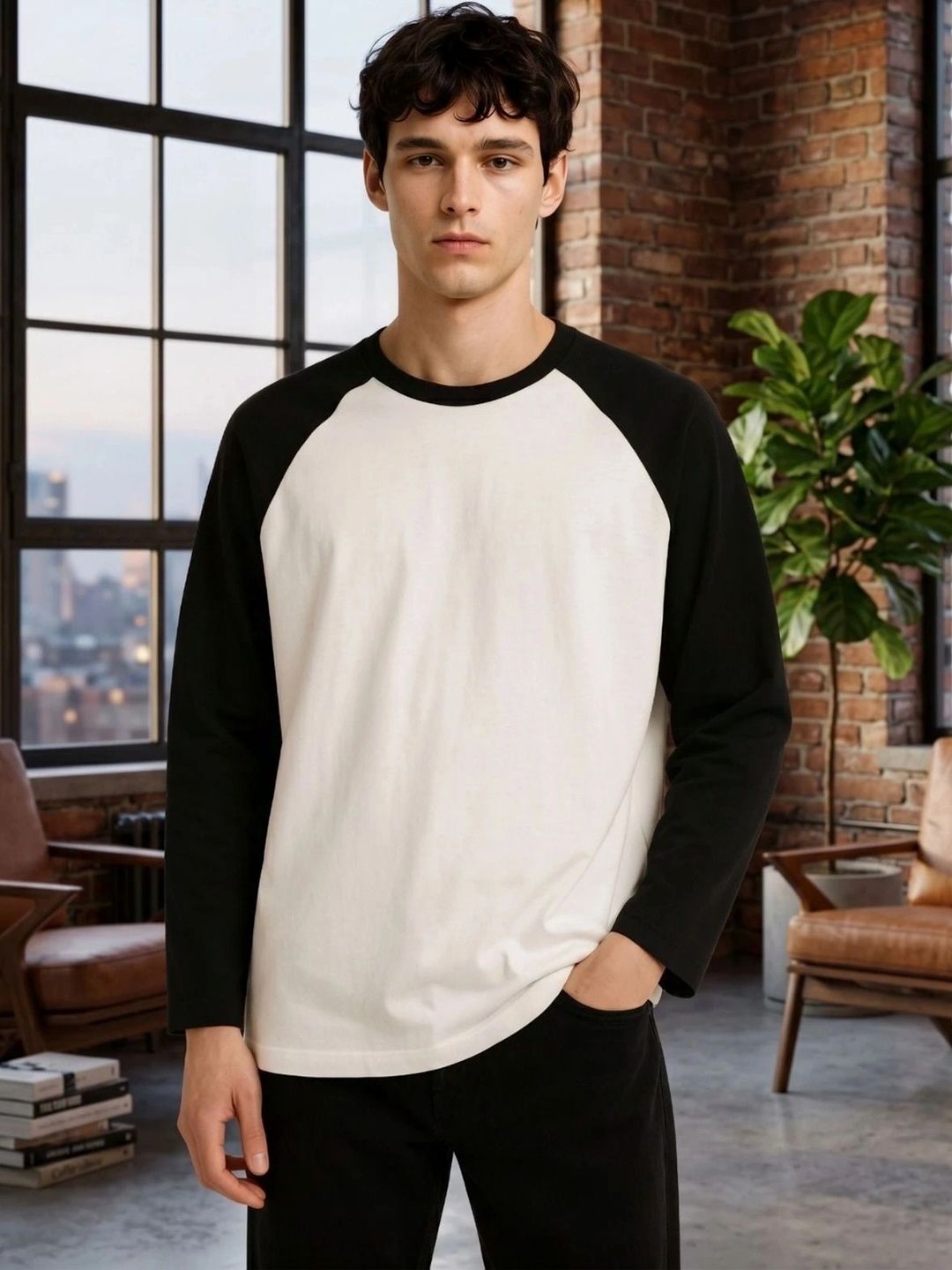 Imsa Moda Men Colourblocked T-shirt-picture-28