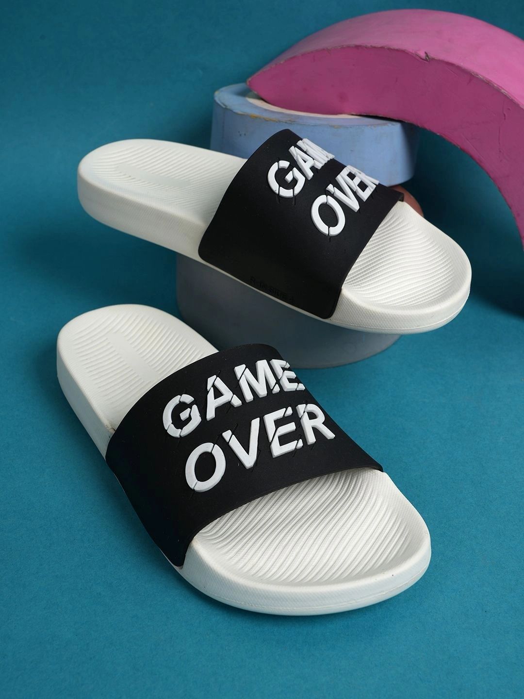 Miss & Chief Unisex Kids Printed Sliders-picture-54