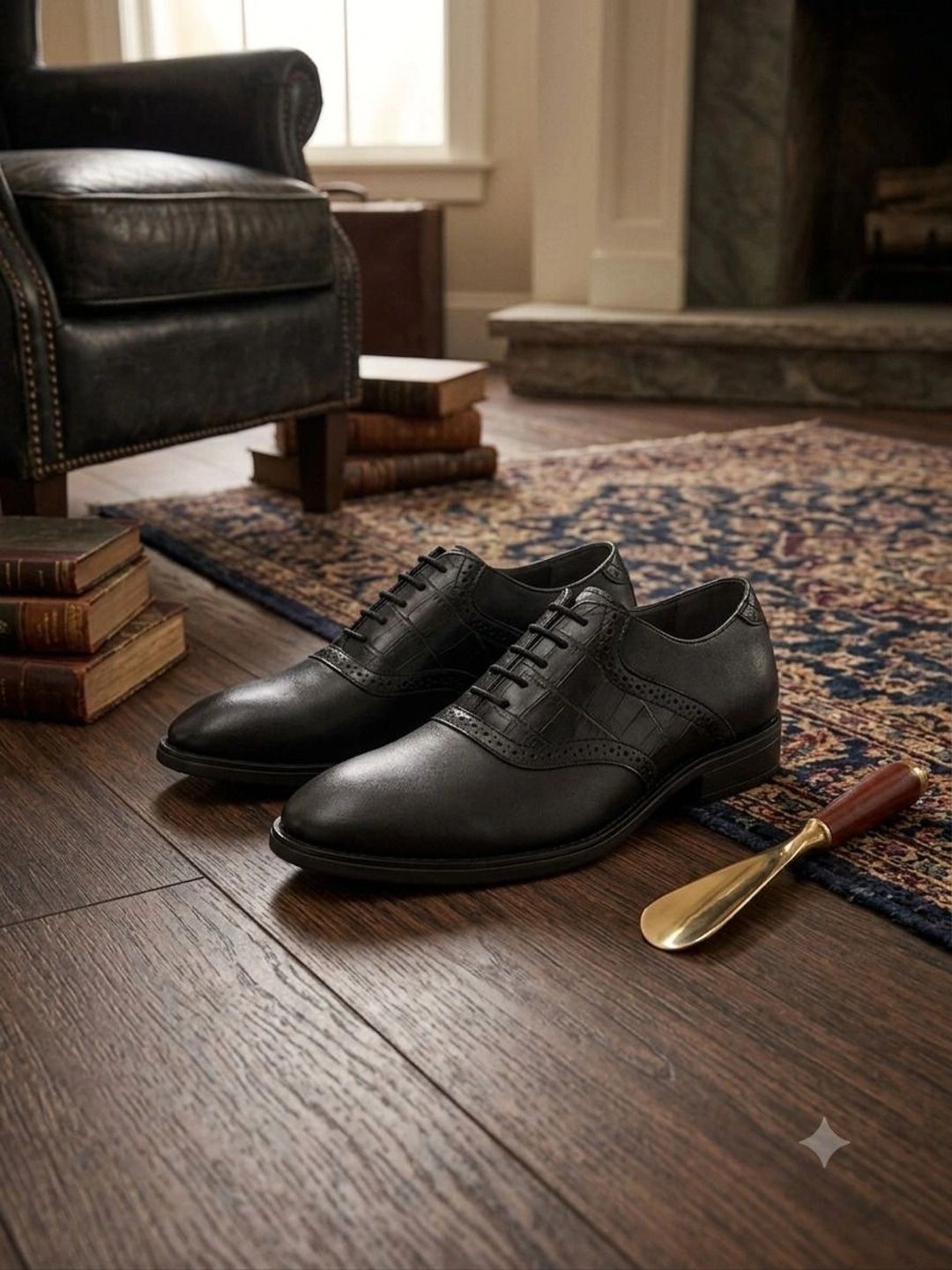 INVICTUS Men Textured Round Toe Lace-Ups Formal Derbys-picture-22