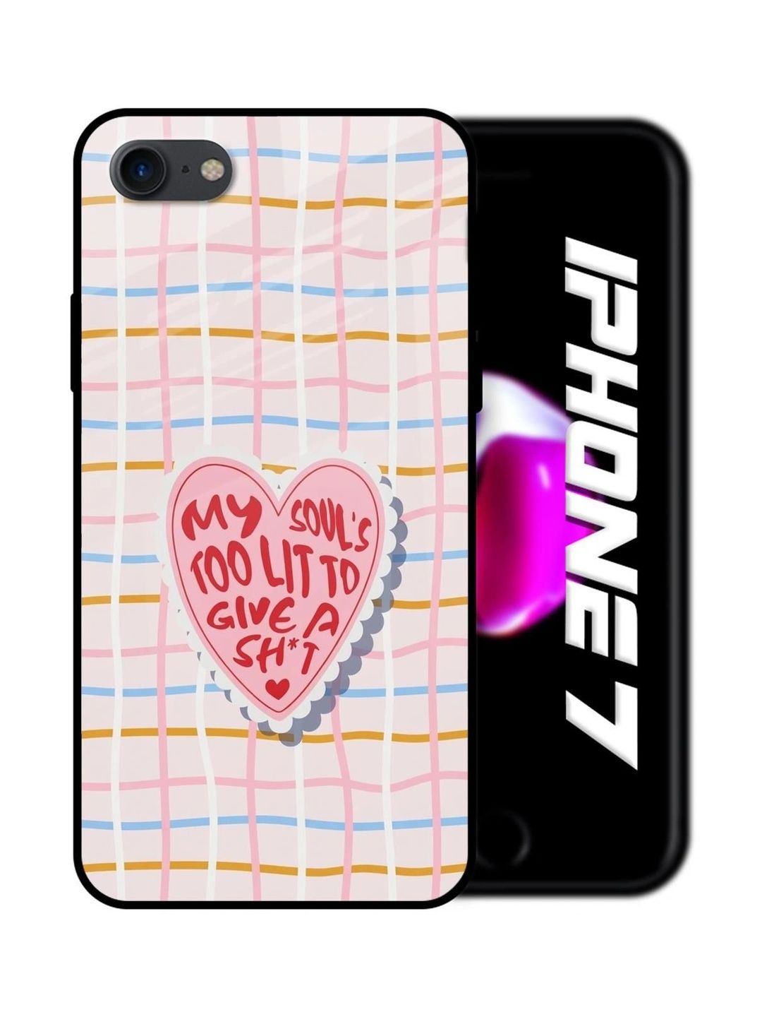 QRIOH Typography Printed iPhone 7 Back Case Mobile Accessories-picture-28