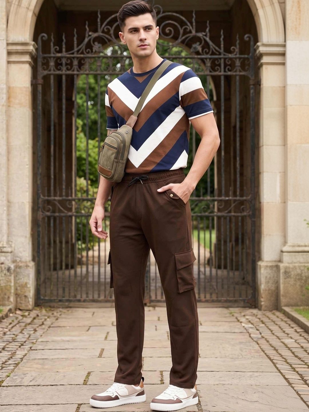 SWADESI STUFF Men Smart Trousers-picture-25