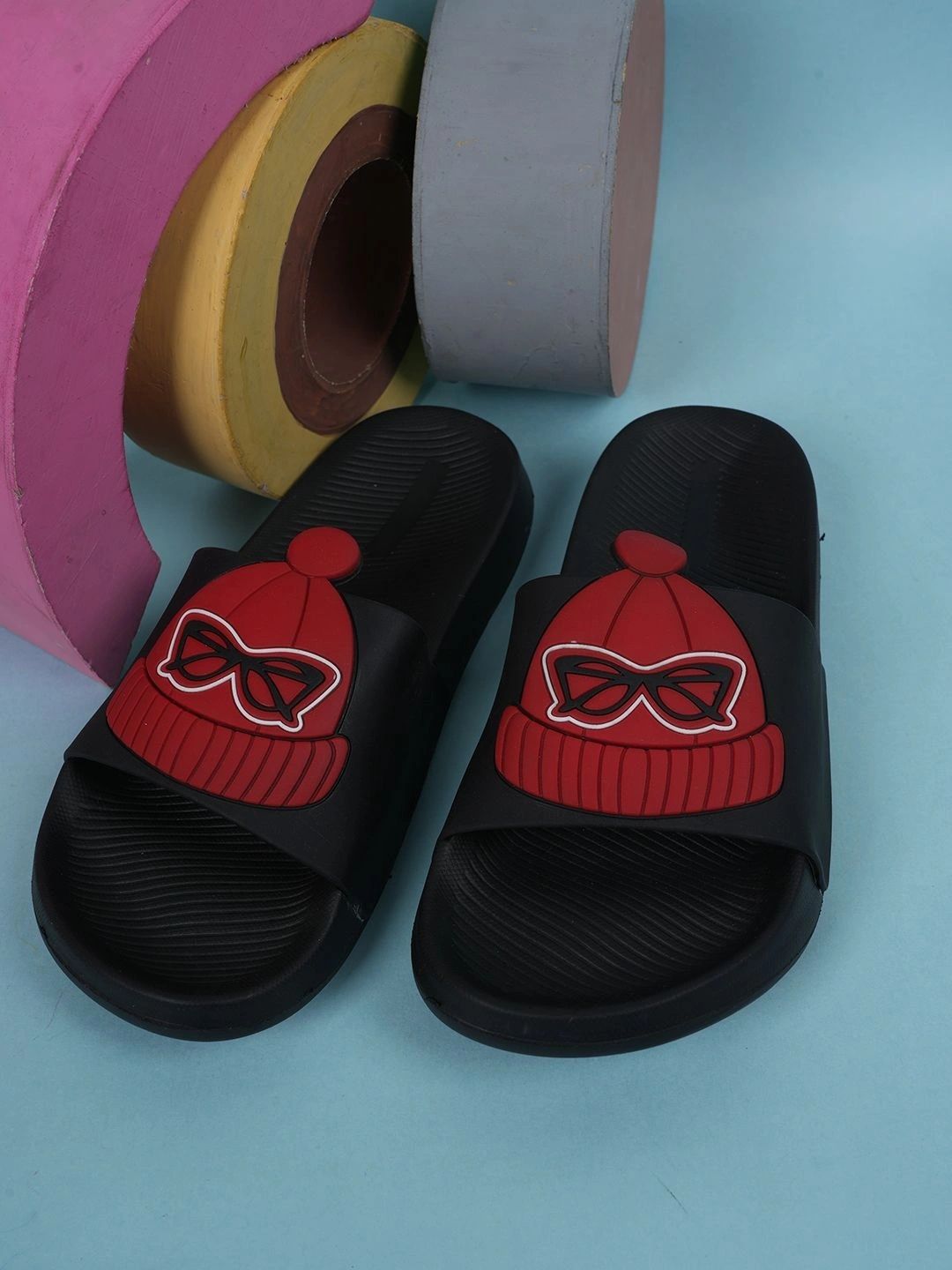 Miss & Chief Unisex Kids Embellished Sliders-picture-22