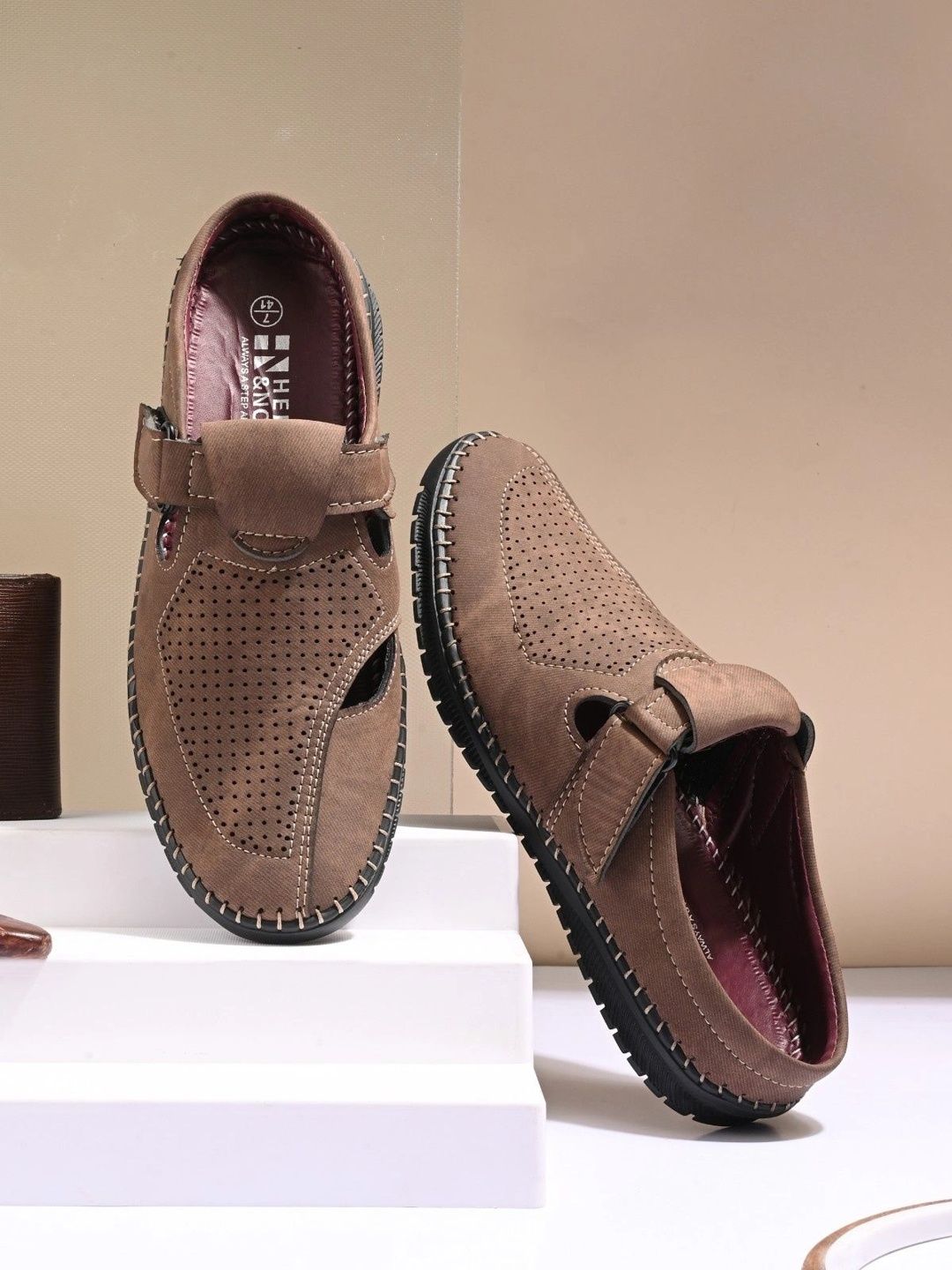 HERE&NOW Men Shoe-Style Sandals-picture-55
