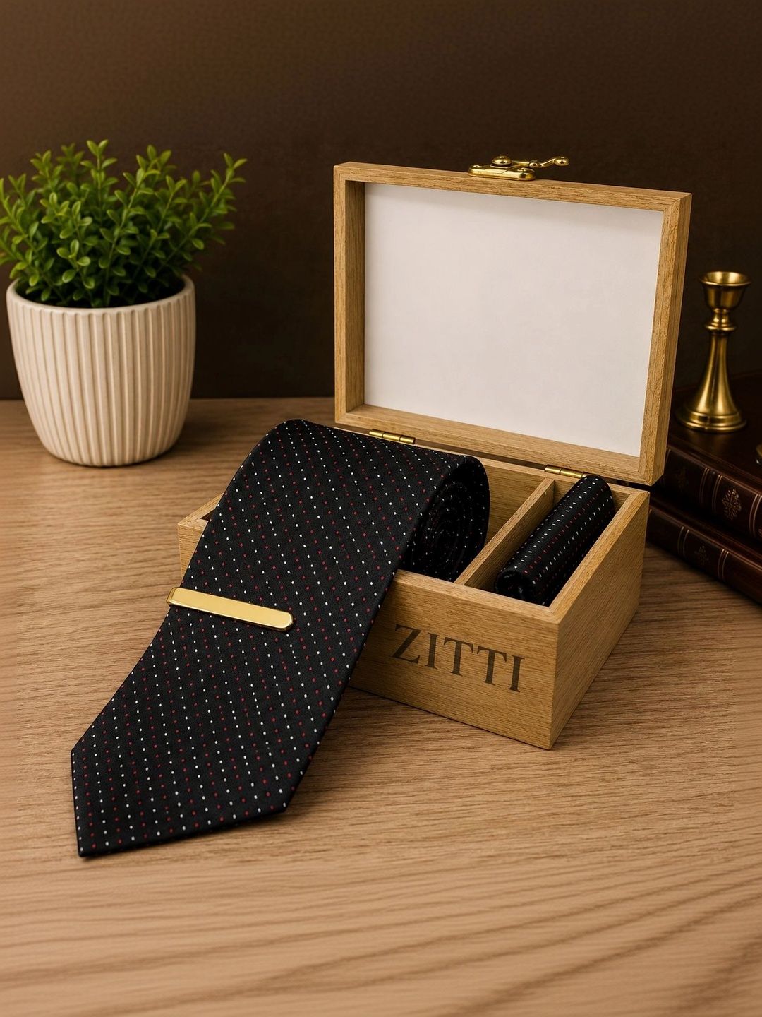 ZITTI Men Printed Broad Tie-picture-21