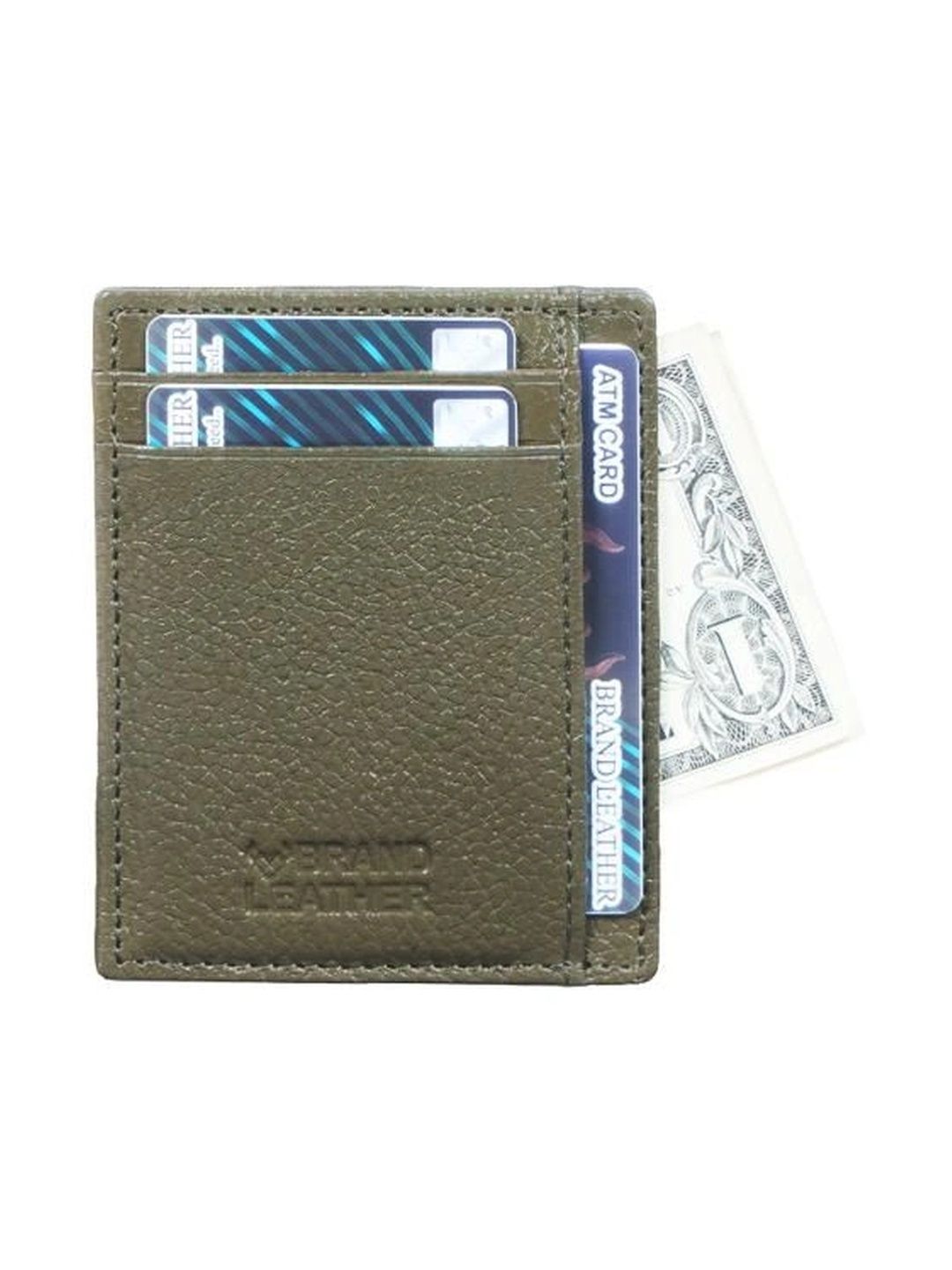 BRAND LEATHER Men Textured Leather Card Holder-picture-20