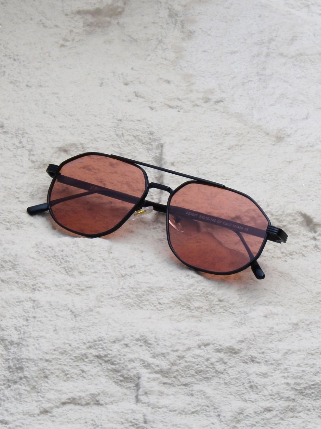 Ted Smith Unisex Orange Lens & Black Other Sunglasses with-image-48
