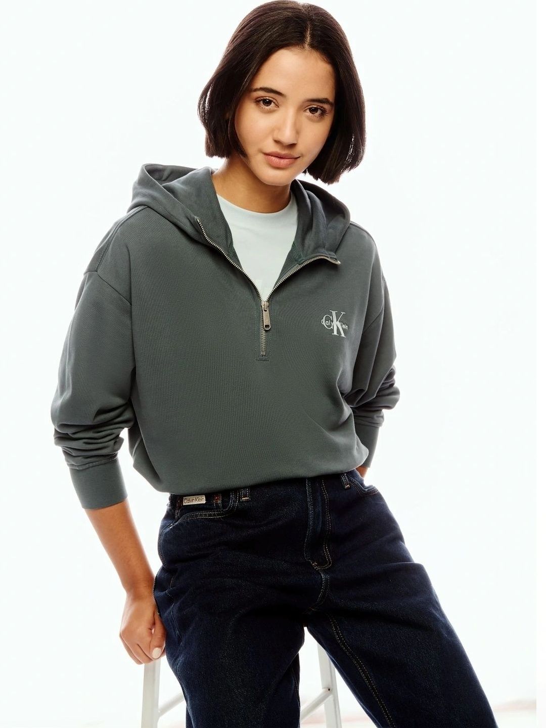Calvin Klein Jeans Women Hooded Sweatshirt-picture-11