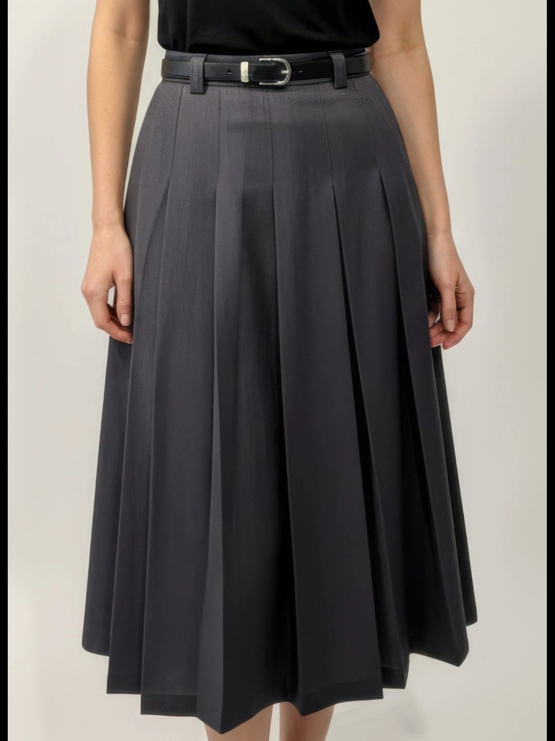 Neet Women Midi Flared Skirt-image-44