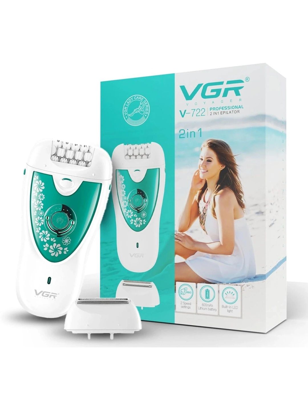 VGR Professional 2-In-1 Cordless Epilator - V-722-picture-36