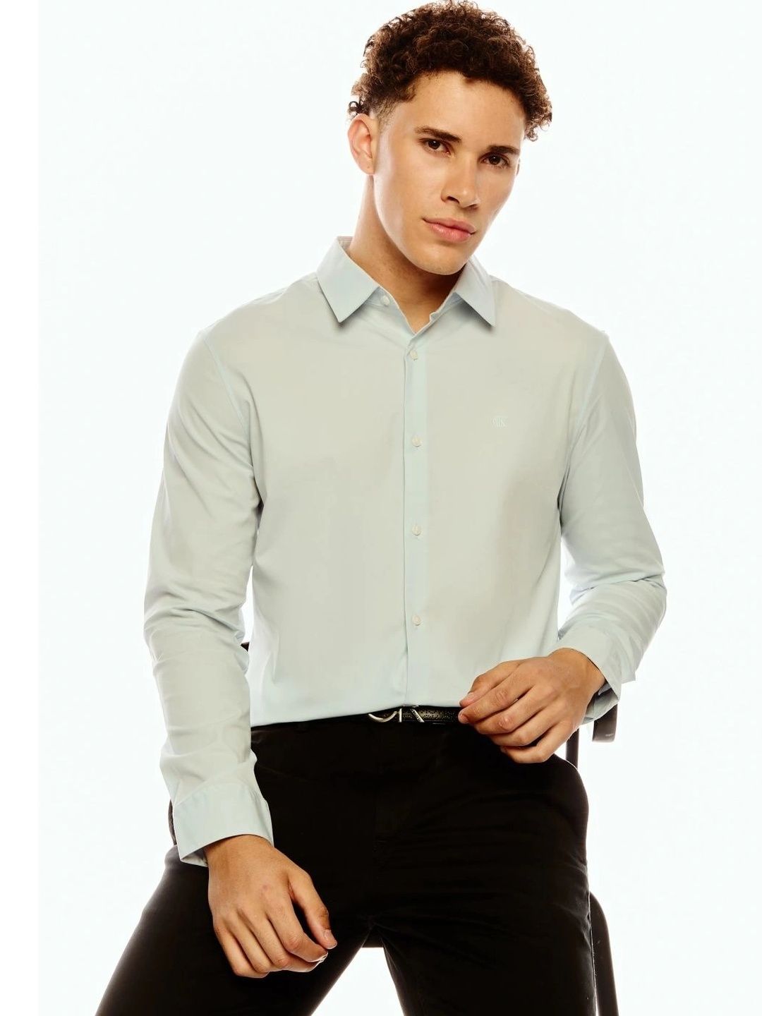 Calvin Klein Jeans Men Slim Fit Semiformal Shirt-picture-16