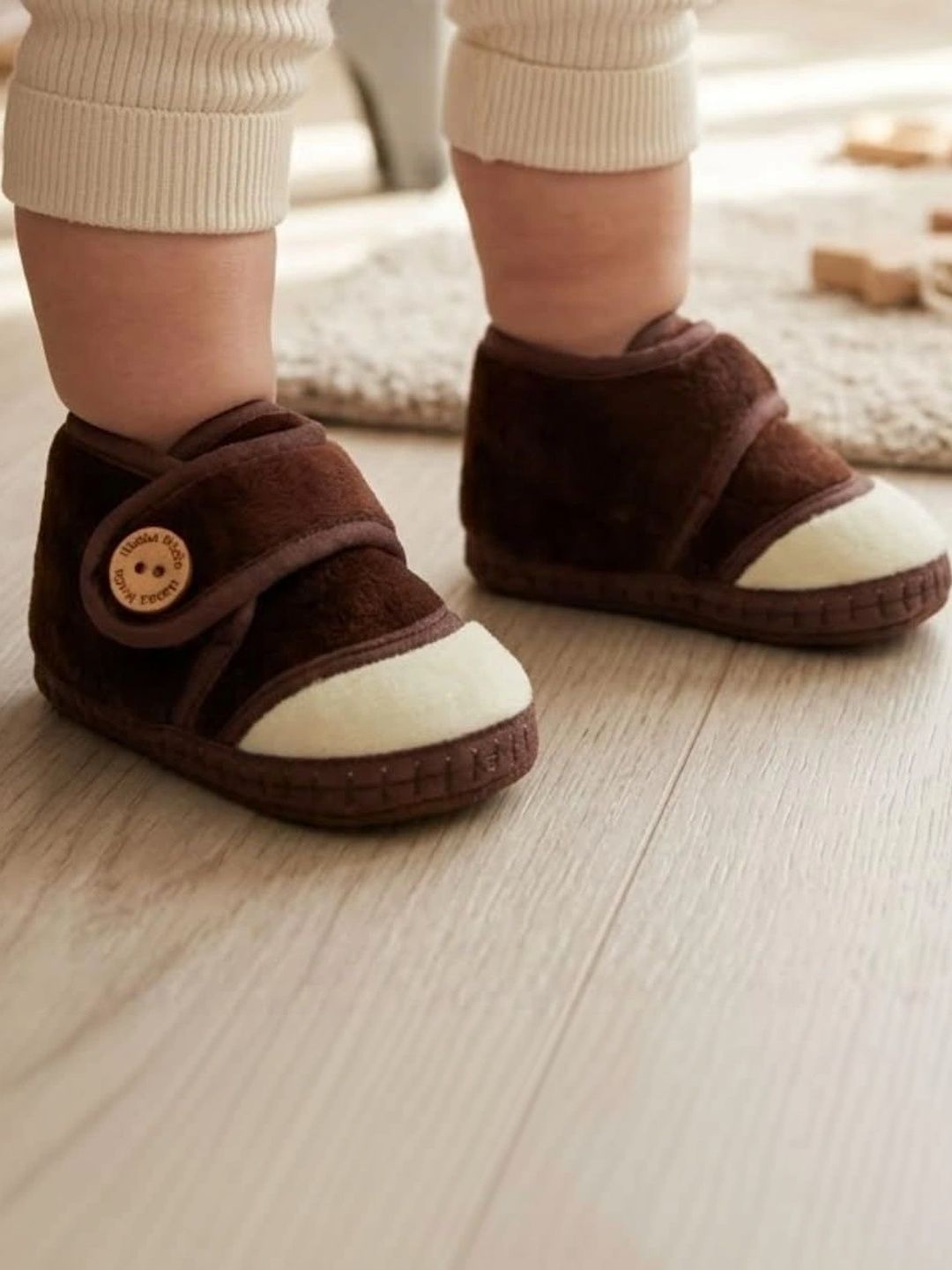 NESKA MODA Unisex Kids Cotton Booties-picture-19