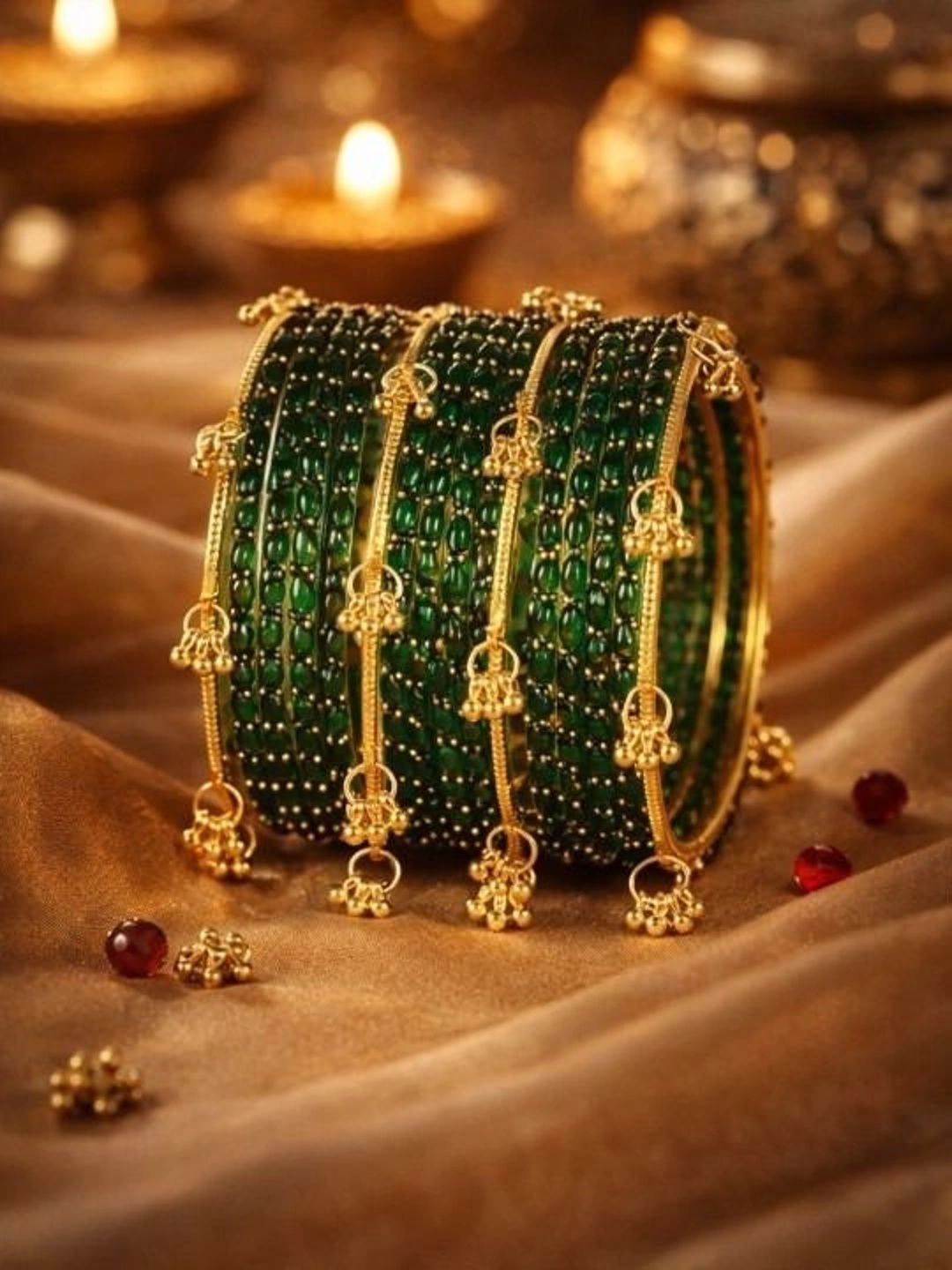 Weuva Love We Craft Gold-Plated Pearls Bangle-picture-19