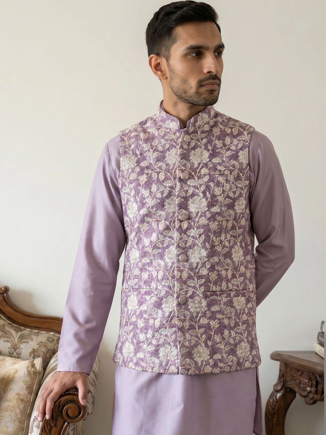 Jompers Embroidered Nehru Jackets-picture-15