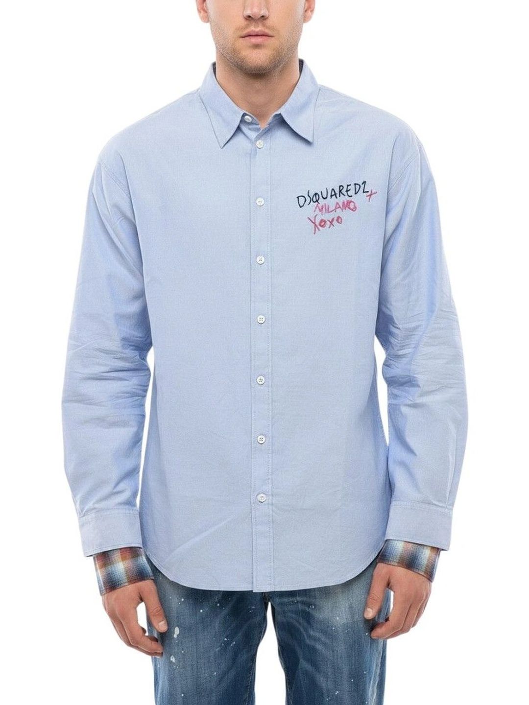 Dsquared2 Men Printed Casual Shirt-picture-18