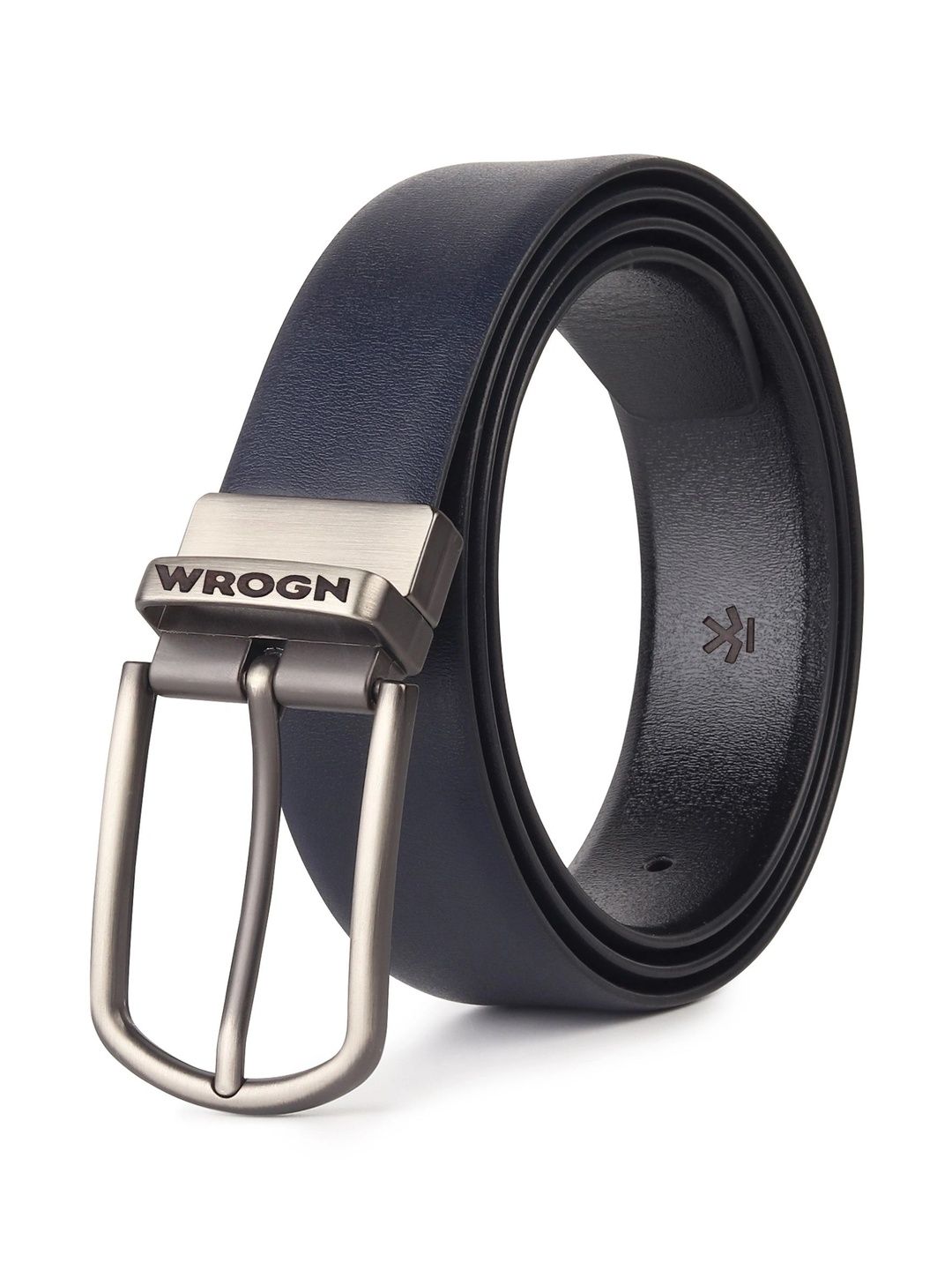 WROGN Men Textured Leather Reversible Belt-picture-38