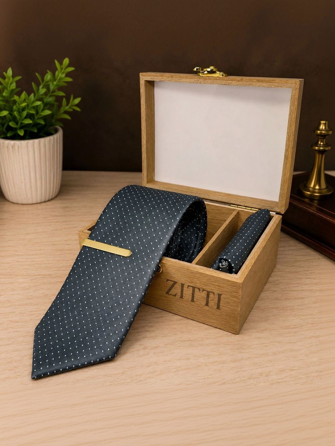 ZITTI Men Printed Broad Tie-picture-10
