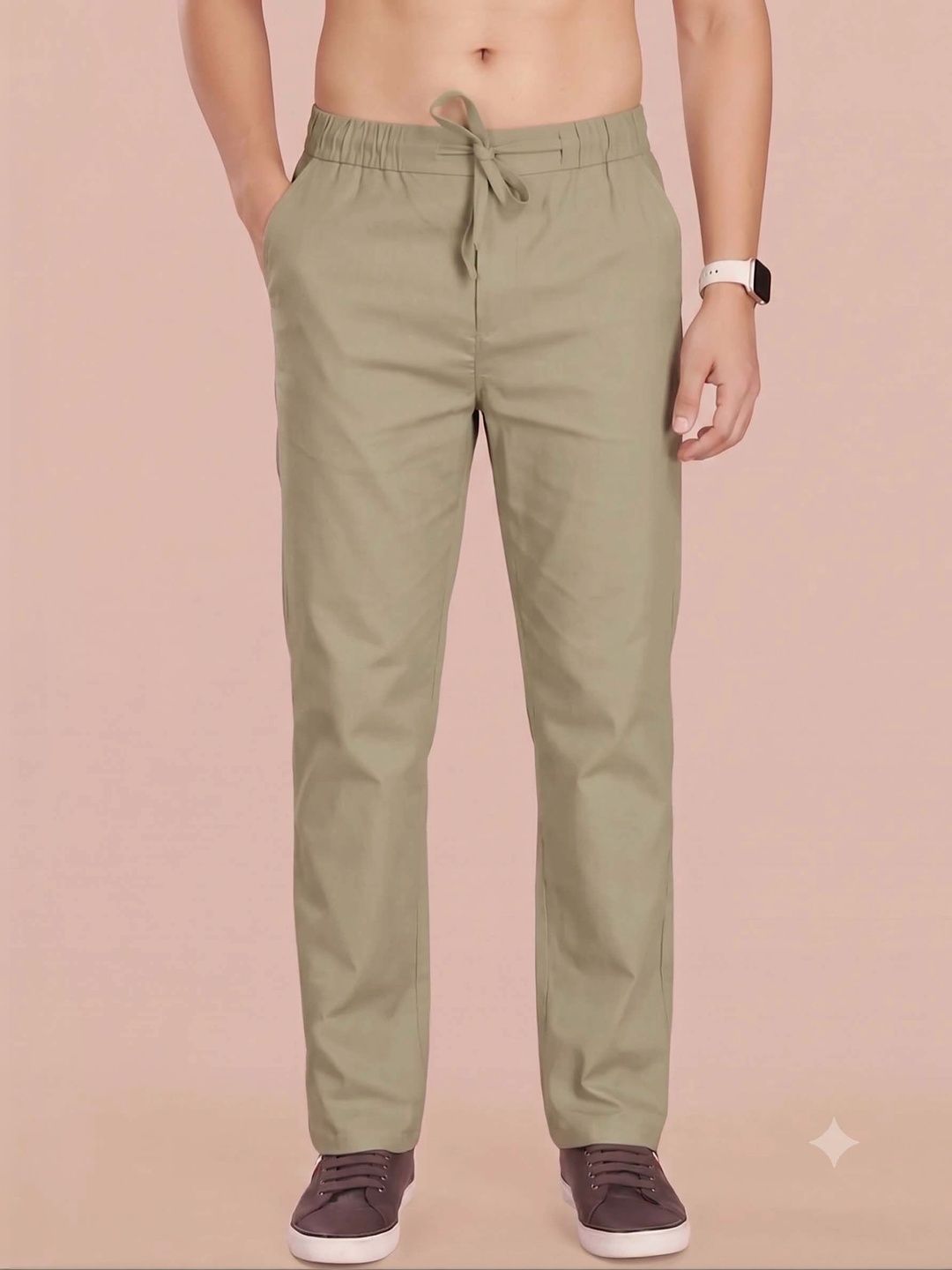 PANTOM Men Super Straight Fit Trousers-picture-42