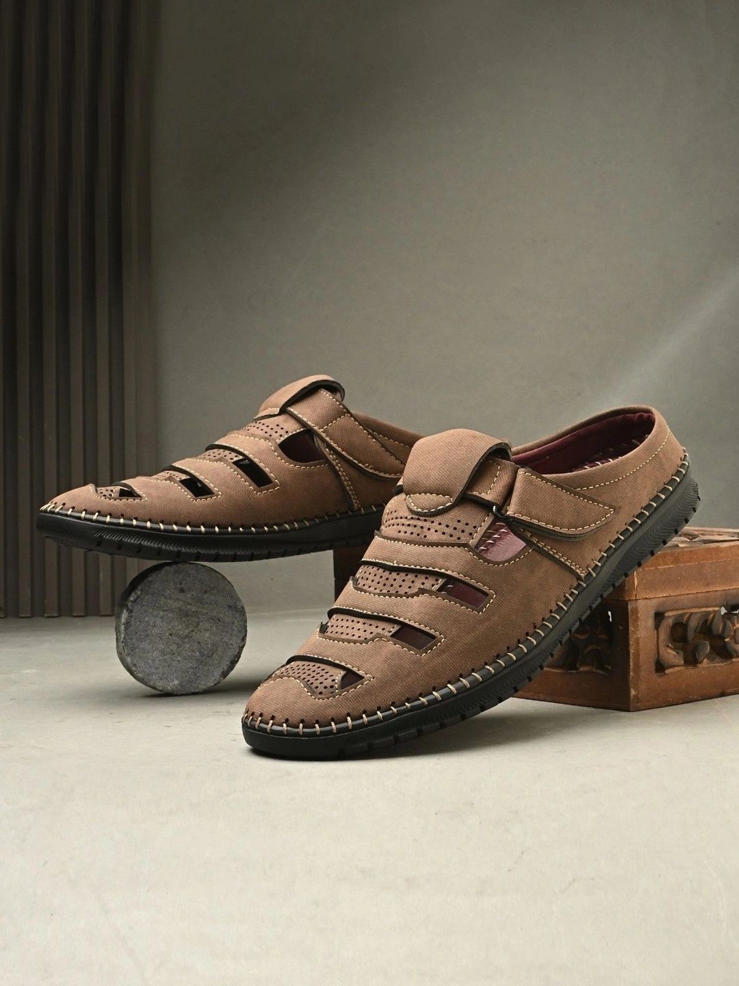 HERE&NOW Men Fisherman Sandals-picture-13