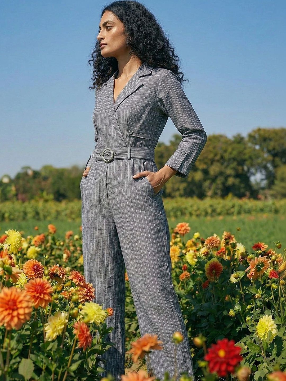 HOUSE OF FETT Striped Basic Jumpsuit-picture-40