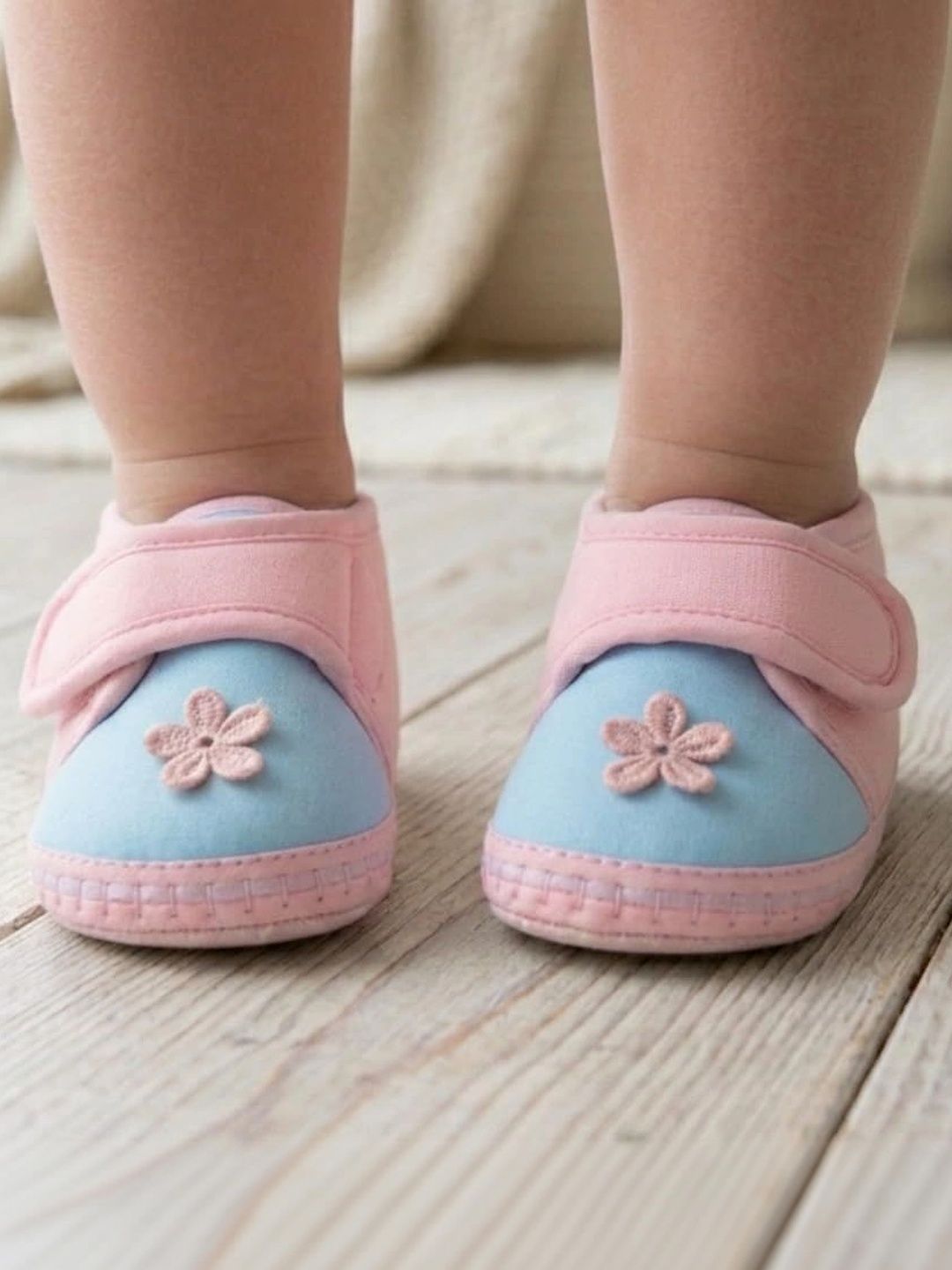 NESKA MODA Unisex Kids Cotton Booties-picture-42