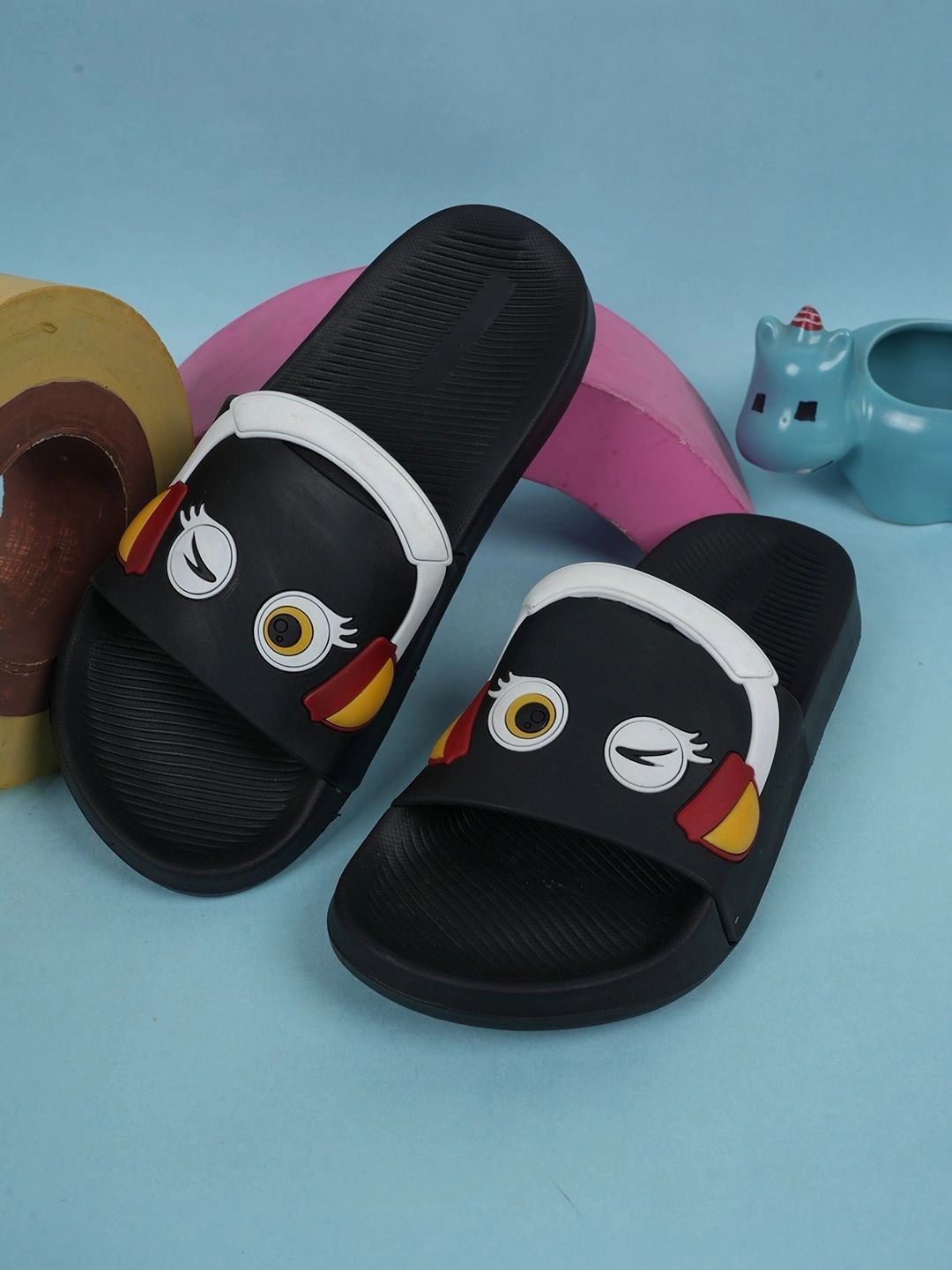 Miss & Chief Unisex Kids Printed Sliders-picture-45